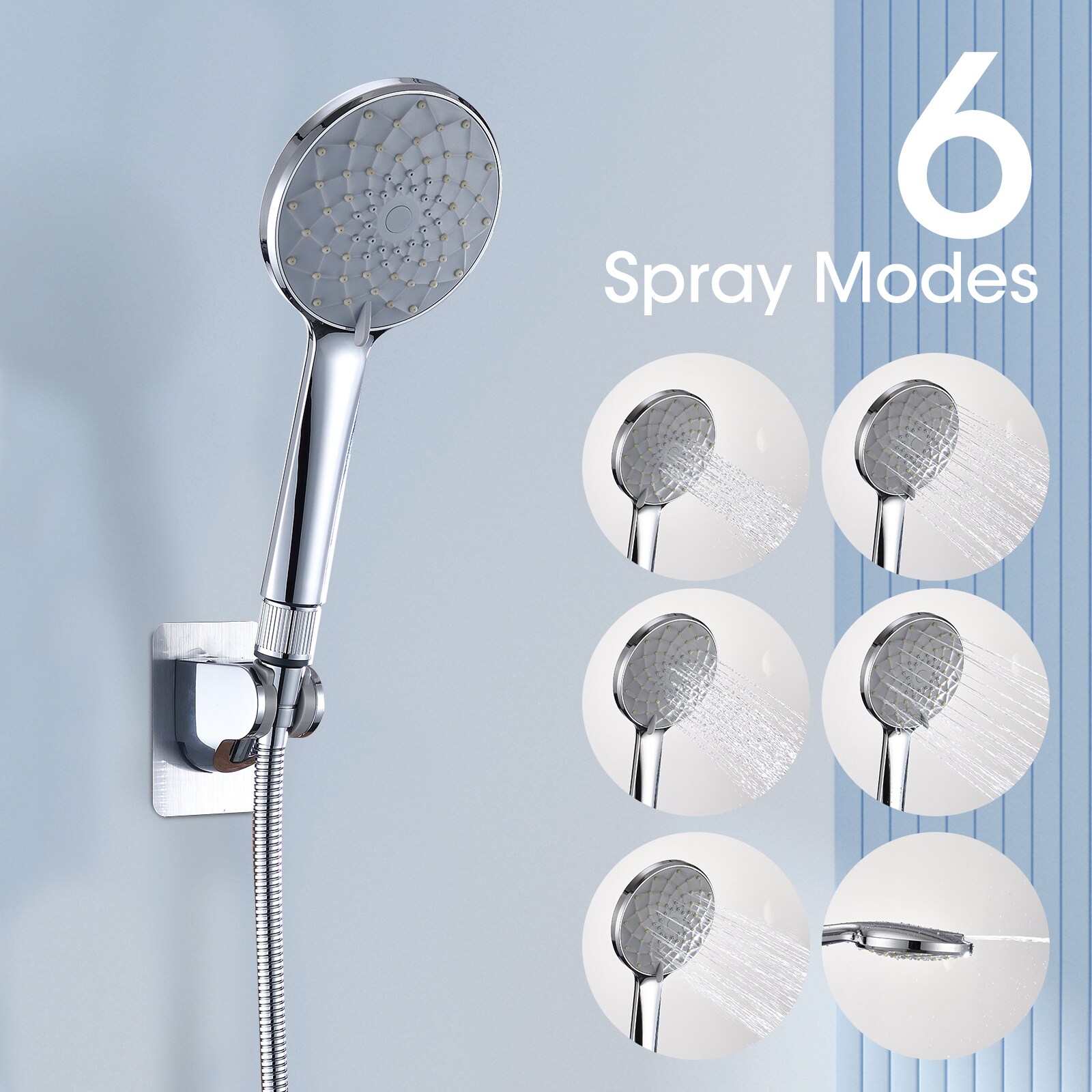 LUCKY ONE LO-KE603483P Fixed-Showerhead - View #3