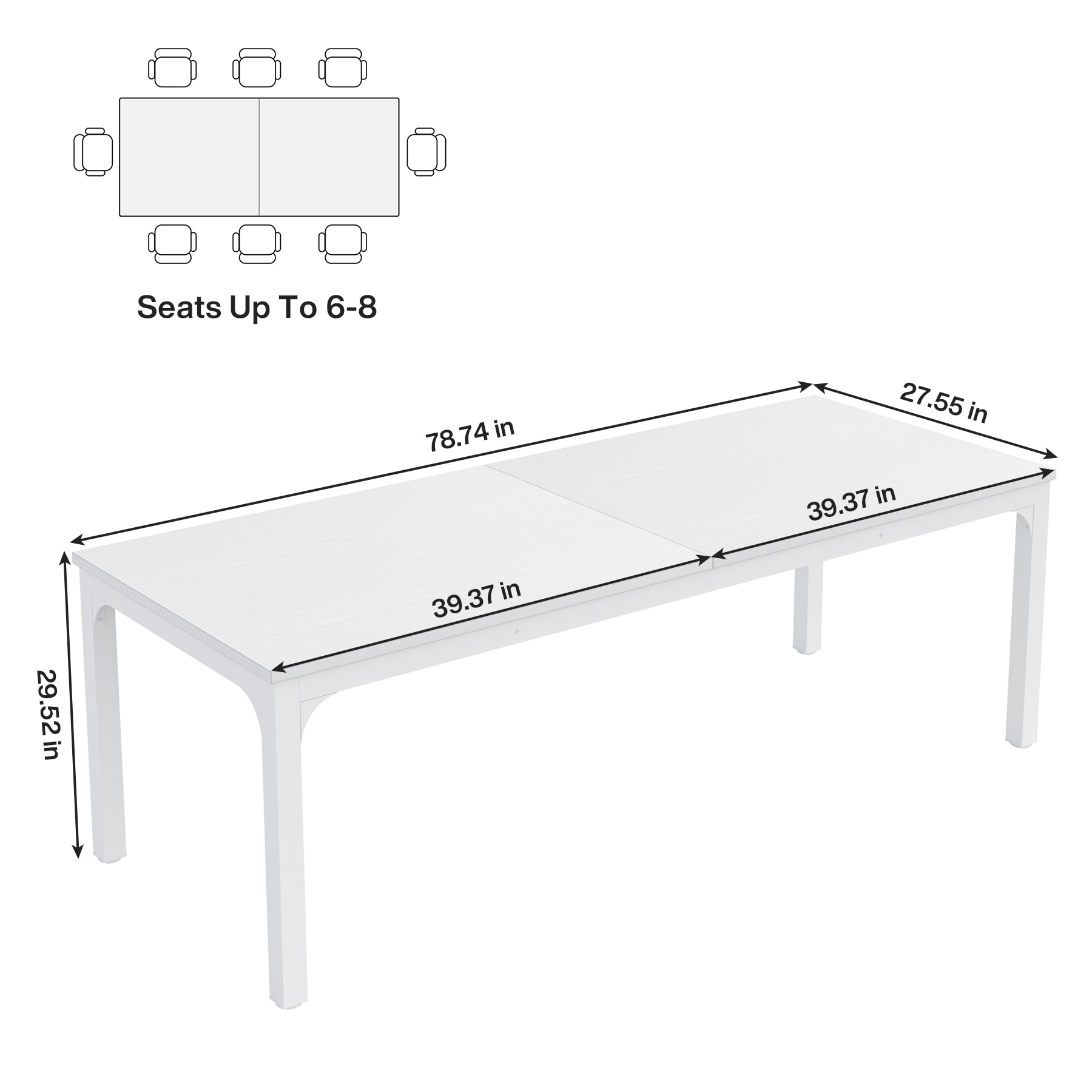 Tribesigns LWFD-YS0097 Office-Tables - View #7
