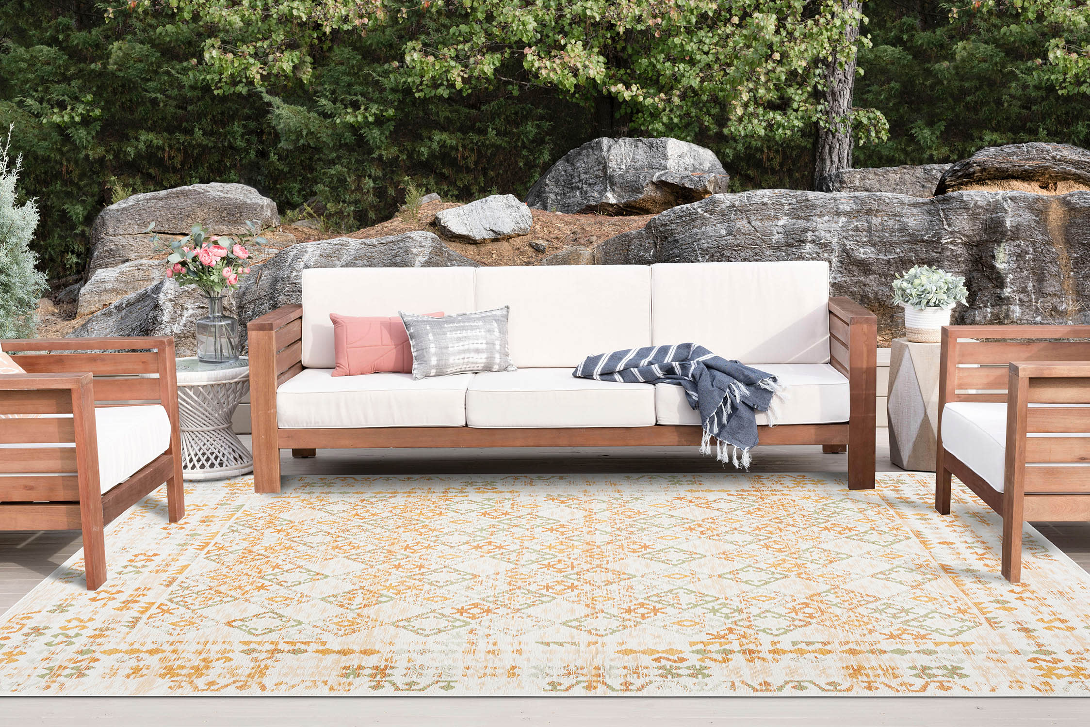Tayse FLO1122 5X7 rugs - View #8