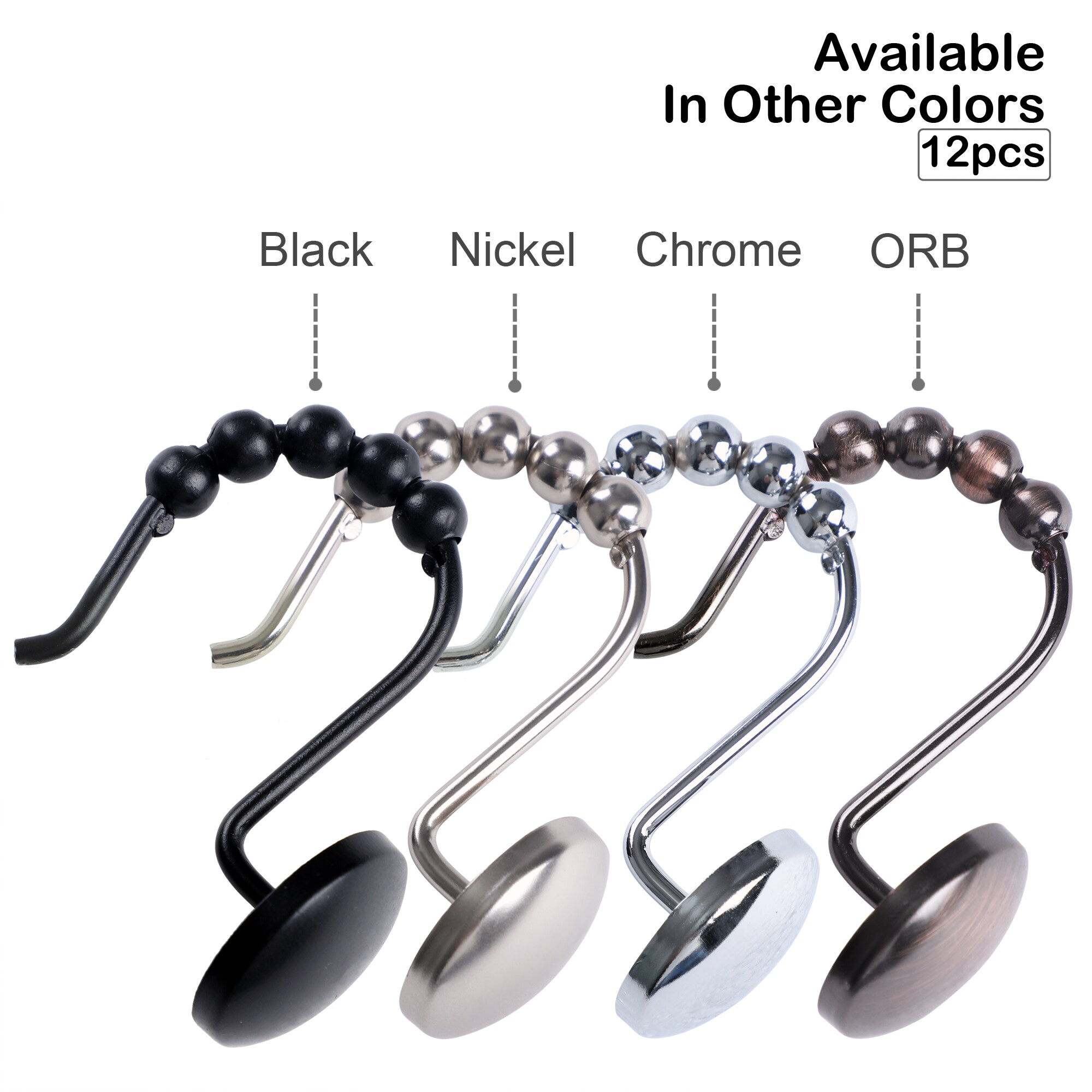 Utopia Alley HK6SS Shower-Rings-Hooks - View #10