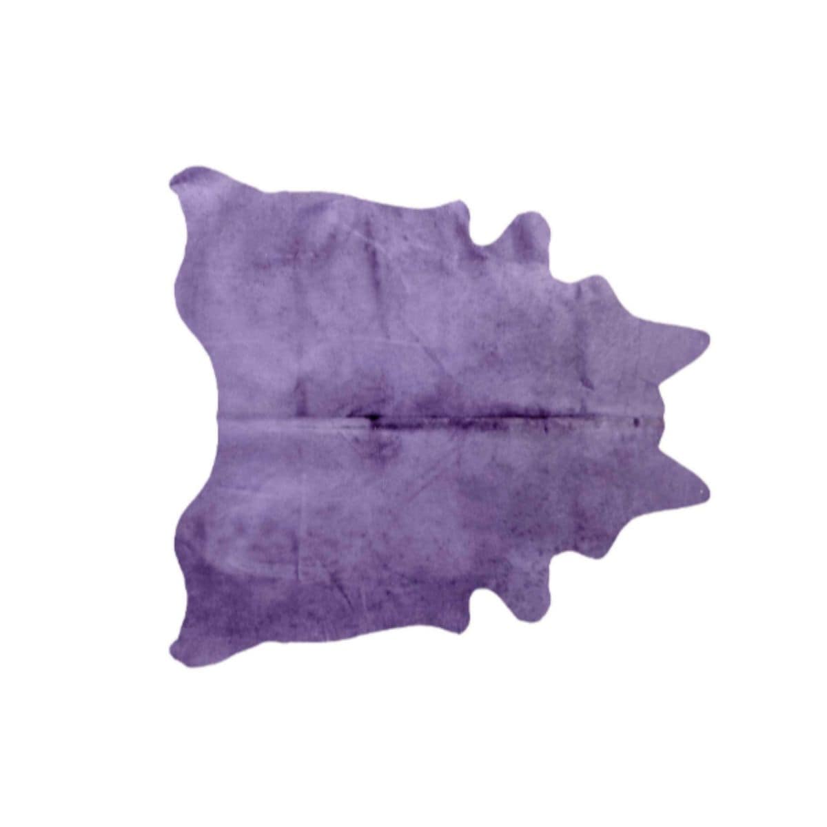 HomeRoots 317311 Josephine 5 x 7 (ft) Cowhide Purple Irregular Indoor Area rug