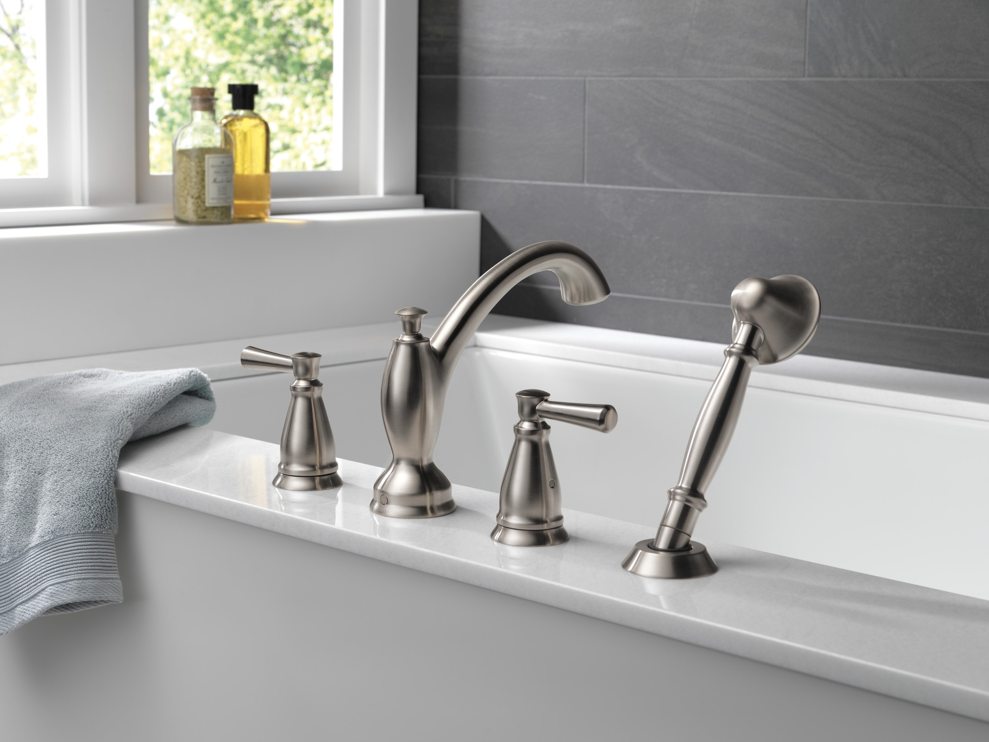 Delta T4793-SS Roman-Tub-Faucets - View #3