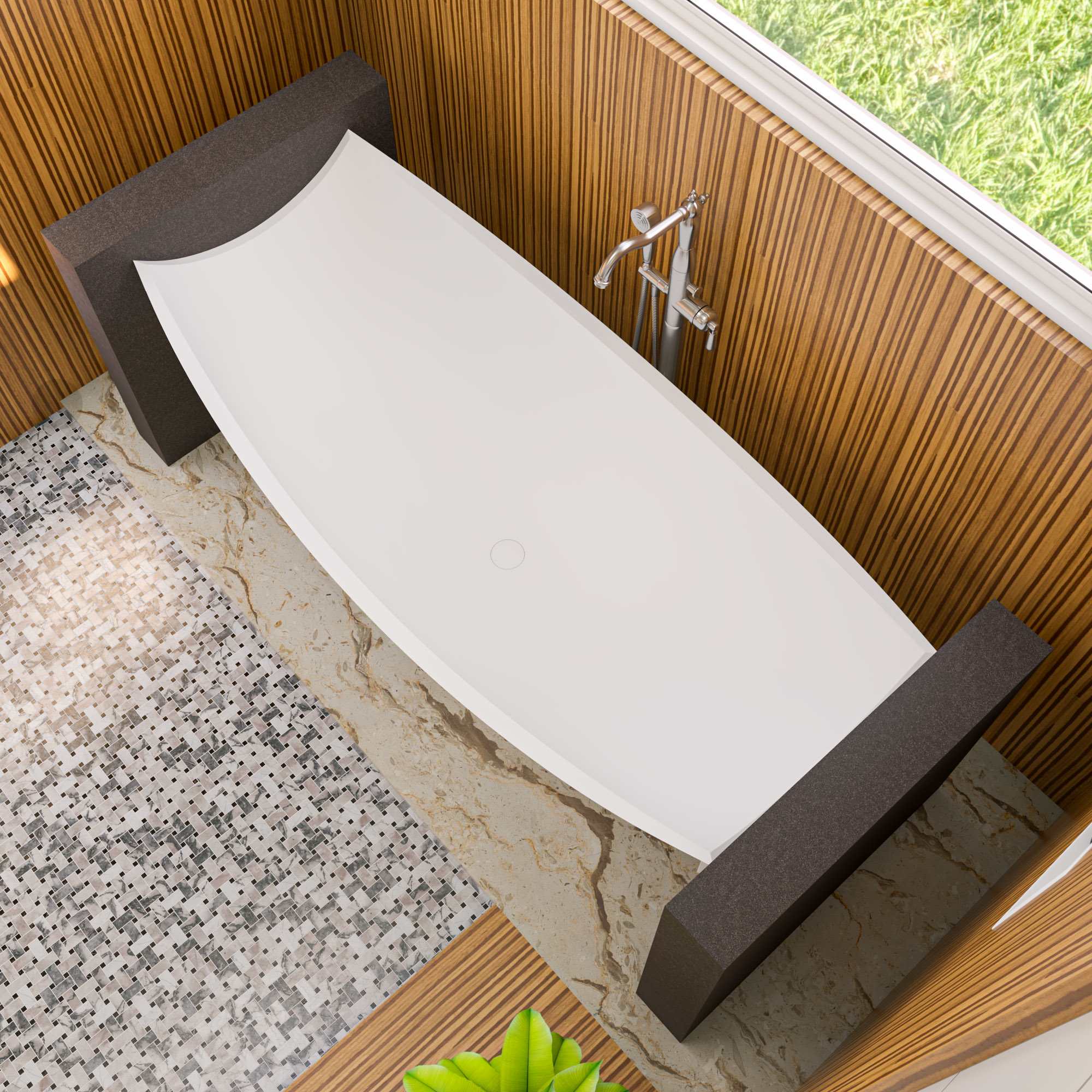 ALFI HAMMOCKTUB2-WM bathtubs - View #2