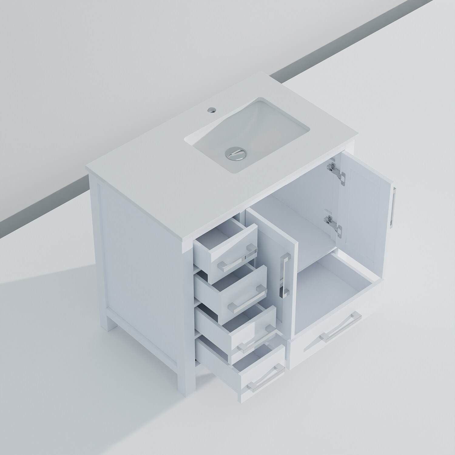 Lexora LJ342236SAWQ000R Bath-Vanity-Combo - View #10