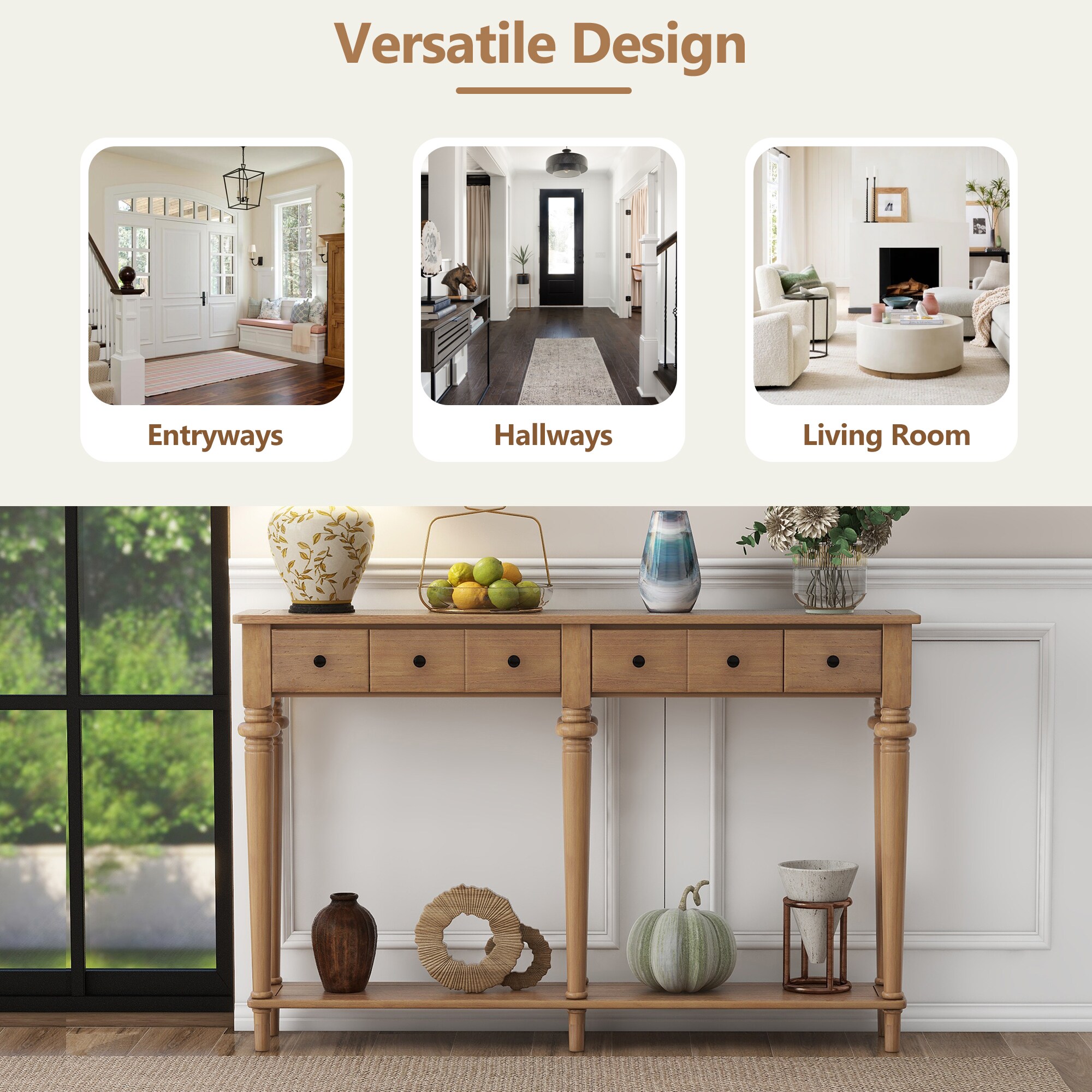 ModernLuxe N715P202860D Console-Sofa-Tables - View #7