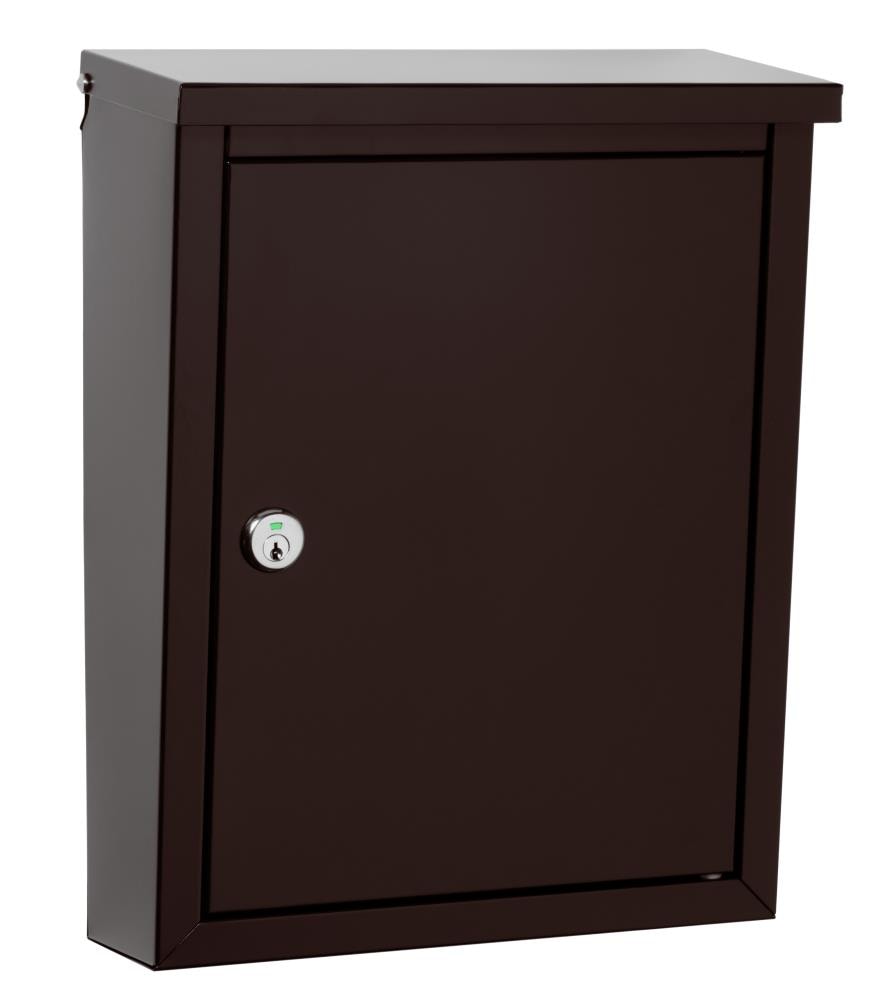 Architectural Mailboxes 2580RZ-10 Chelsea Locking Metal Small Mailbox Bronze