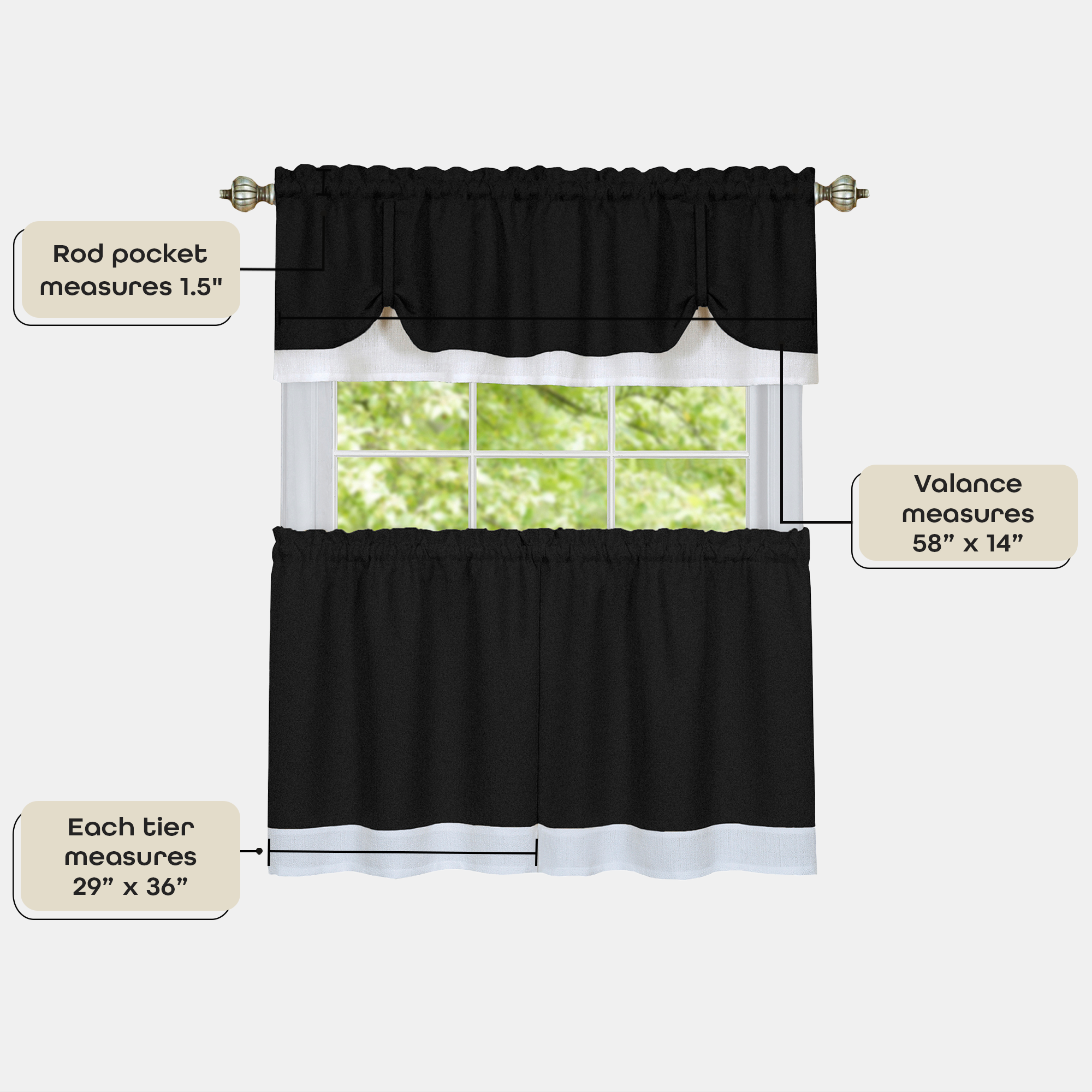 Achim DRTV36BW12 valances - View #6