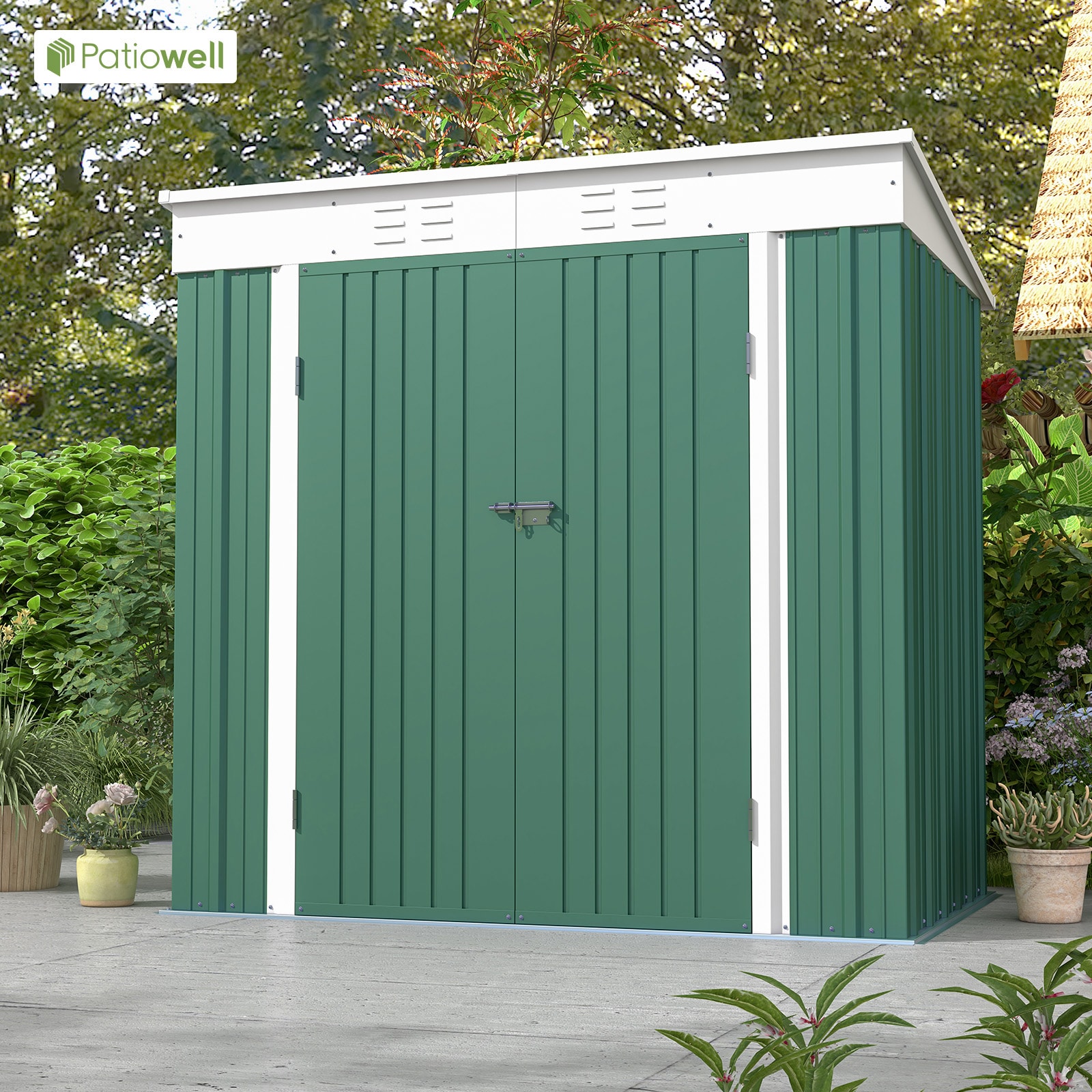 Patiowell WES-PS23-0230A-9 Metal-Storage-Buildings-Sheds - View #5