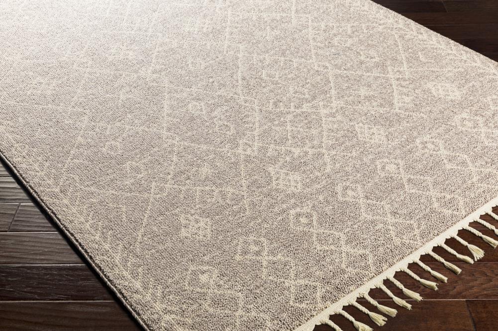 Surya Restoration 2 X 10 (ft) Taupe Indoor Trellis Global Runner Rug At ...