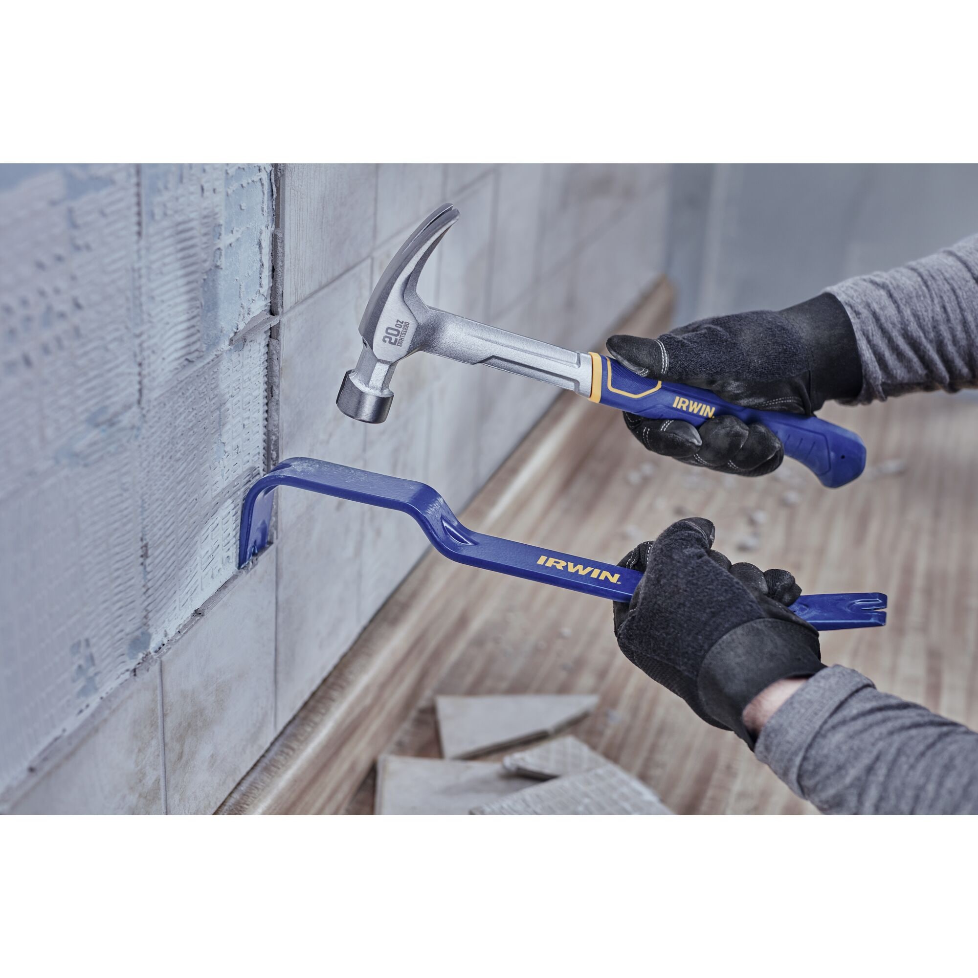 IRWIN 20-oz Smooth Face Steel Head Steel Claw Hammer