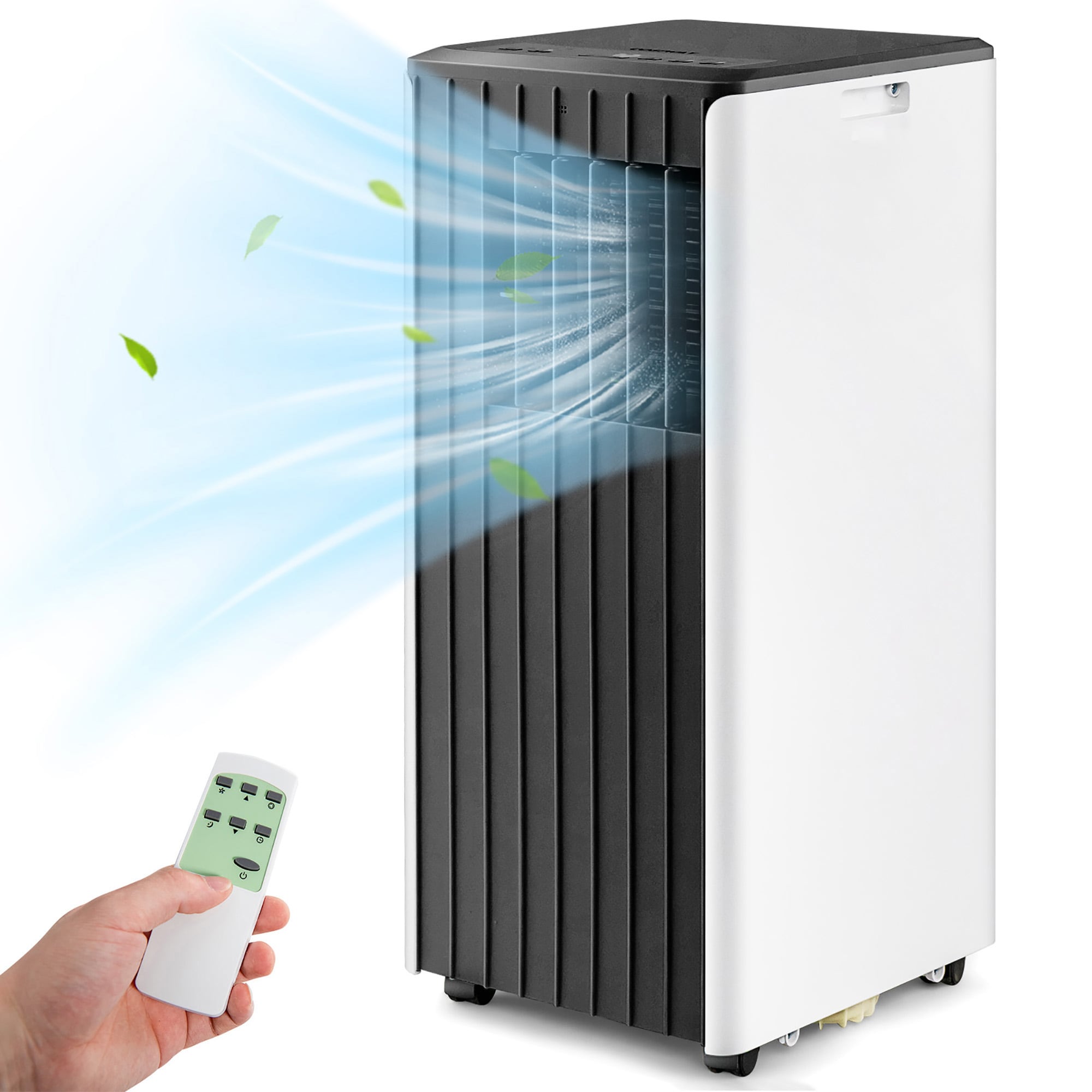Costway LWS00235 7100 BTU DOE 115-Volt Vented Medium Room Portable Air Conditioner Remote Included