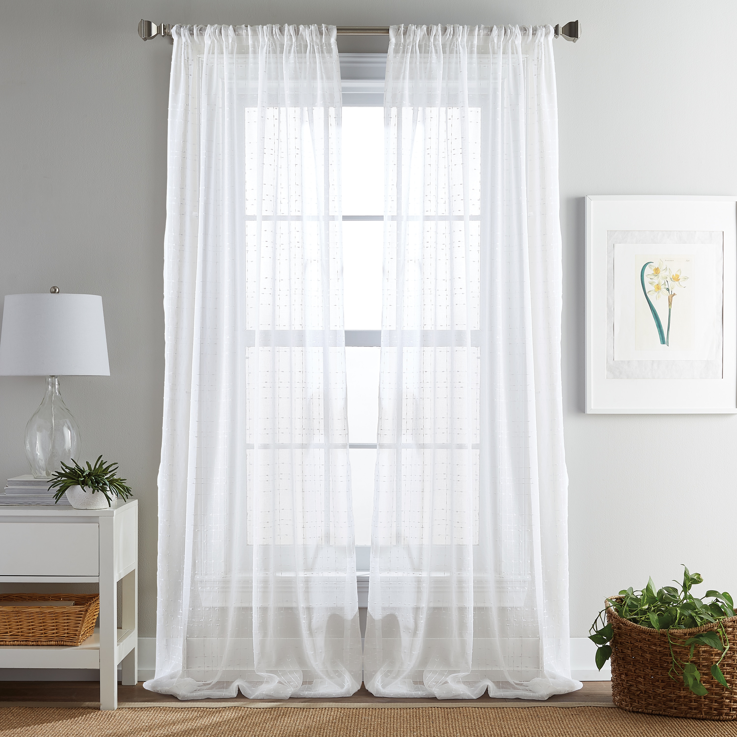 Manor Sheer Southwestern Curtains & Drapes at Lowes.com