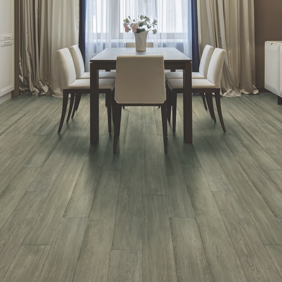 natural floors  Vintage Traditions Smoked Oak Gray Oak 7-1/2-in Wide x 1/2-in Thick Distressed Engineered Hardwood Flooring (31.09-Sq ft)