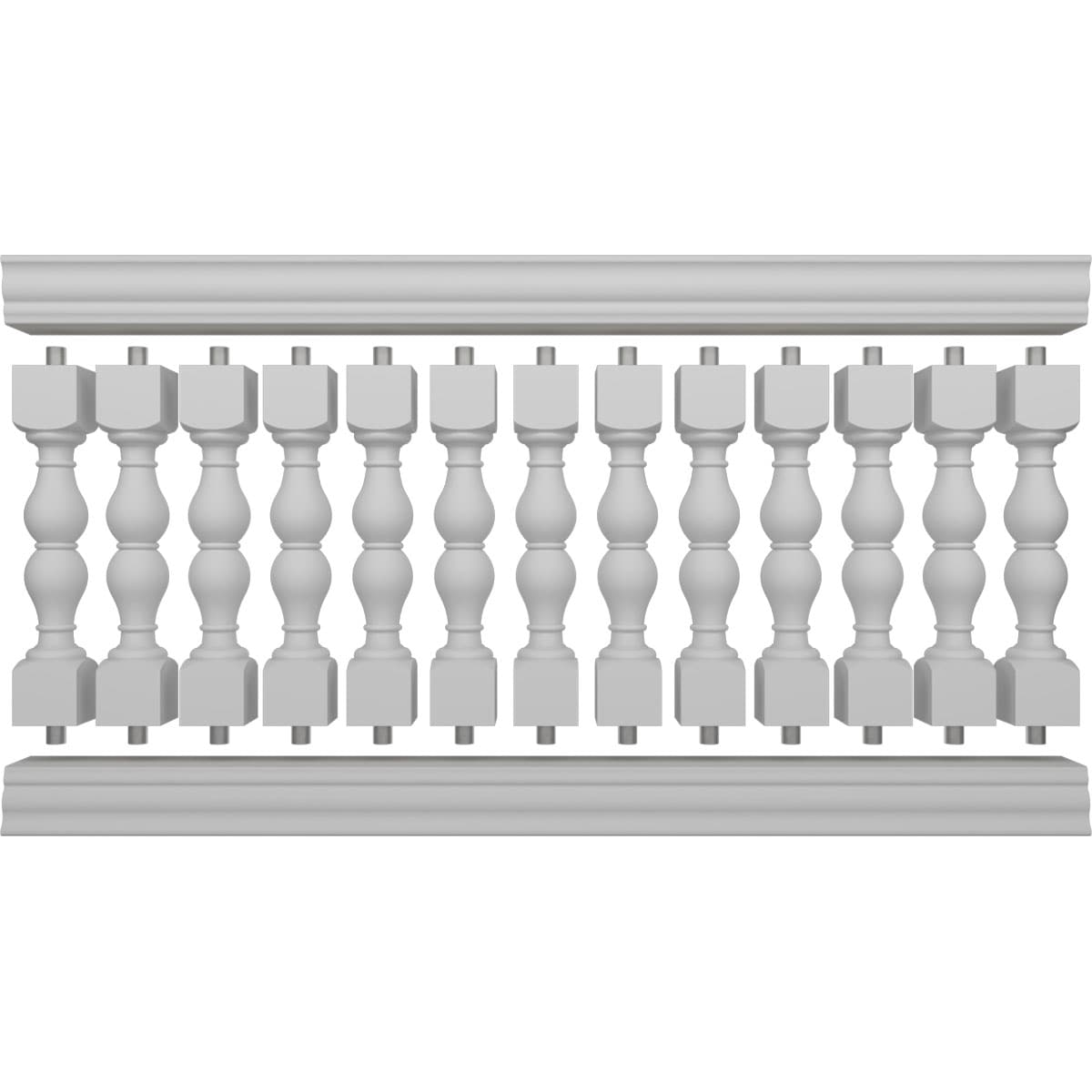 Ekena Millwork BALK42X084AVA railings - View #5