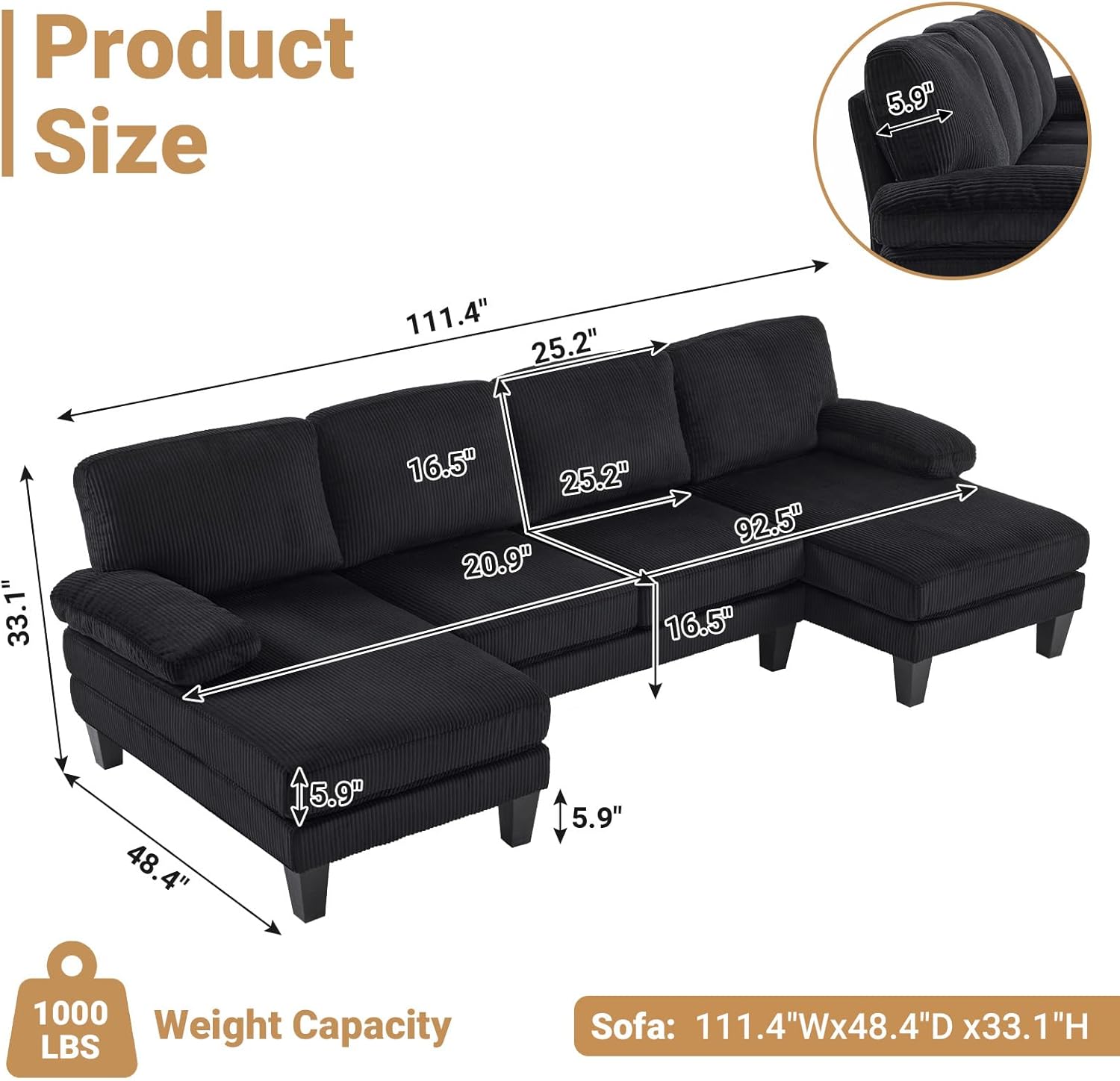 Outopee LO1G98000443+44 Sofas-Loveseats - View #3