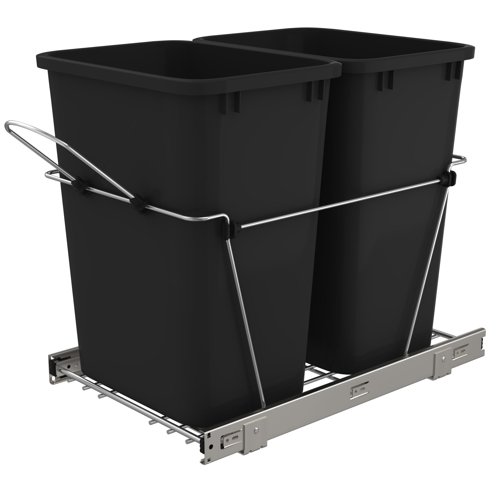 Rev-A-Shelf 152856 14-in x 22-in 19-in 35-Quarts 2 Pull-out trash can