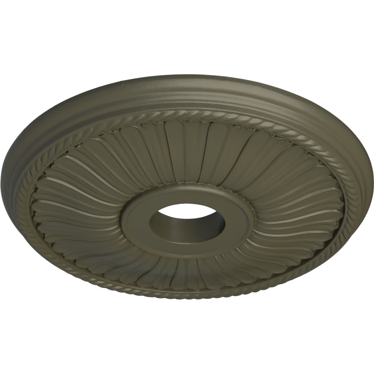 Ekena Millwork CM20BE1WHF Ceiling-Medallions - View #2