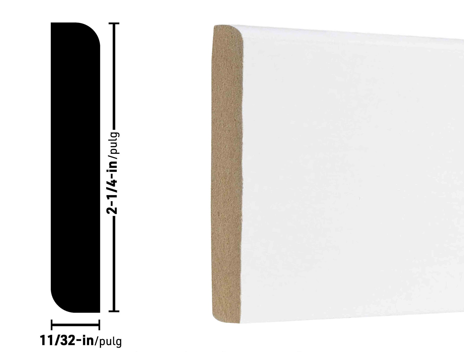 RELIABILT L0432125R8 Baseboard-Moulding - View #2
