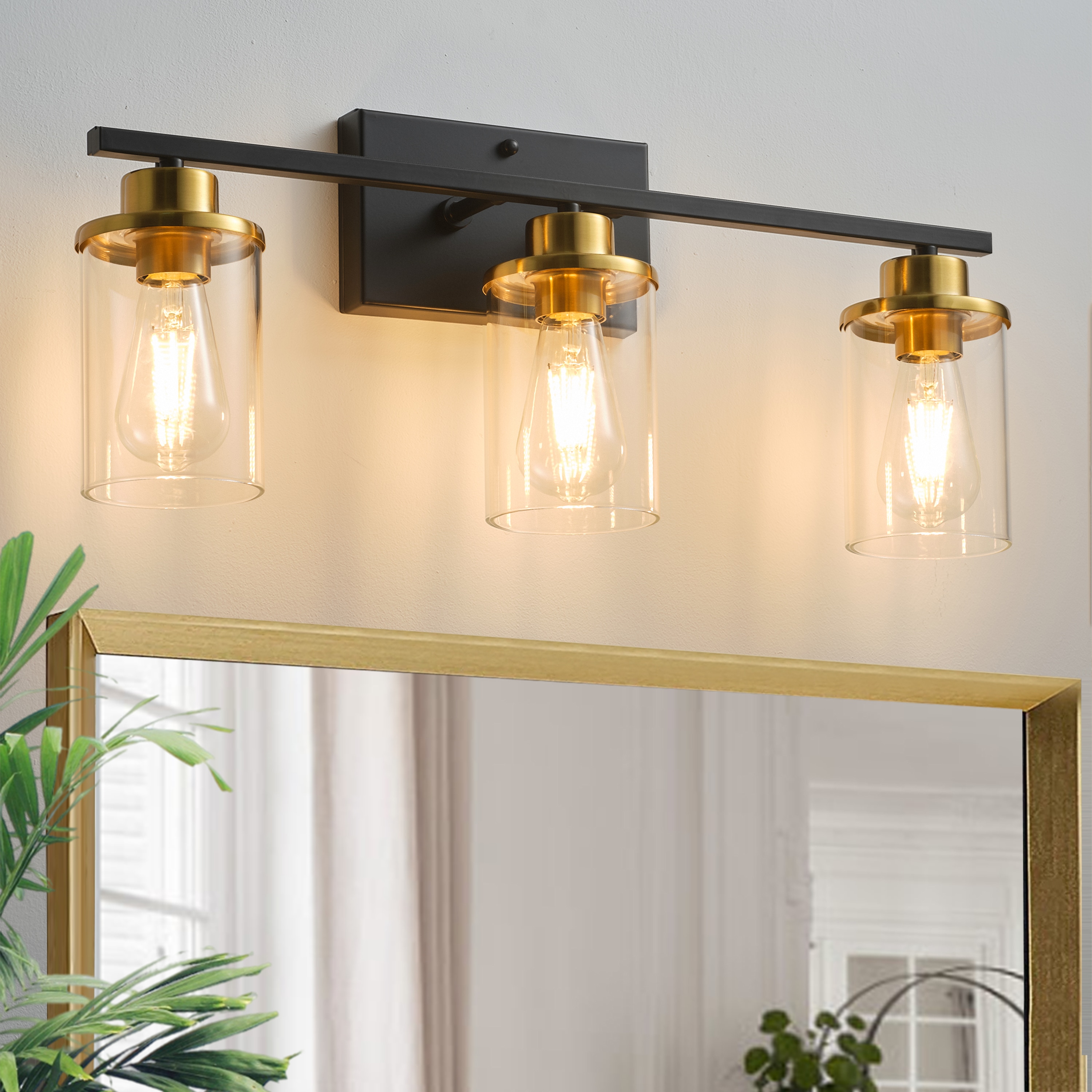 GoYeel ZW008BG 23.62-in 3 -Light Multiple colors Modern/contemporary Vanity light