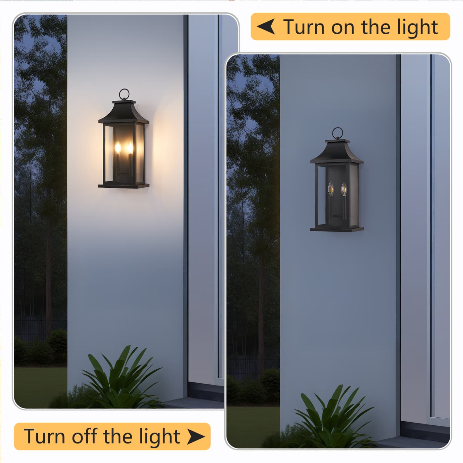 Angel Sar L2FHA41WLLT-9 Outdoor-Wall-Lighting - View #5
