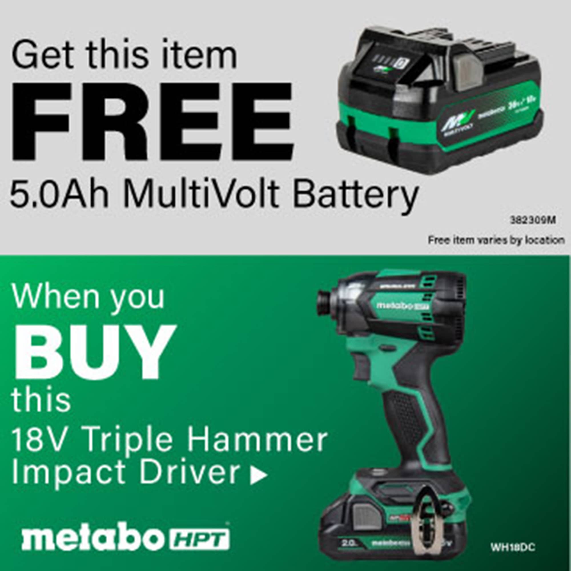 Metabo HPT WH18DCM Cordless-Impact-Drivers - View #2