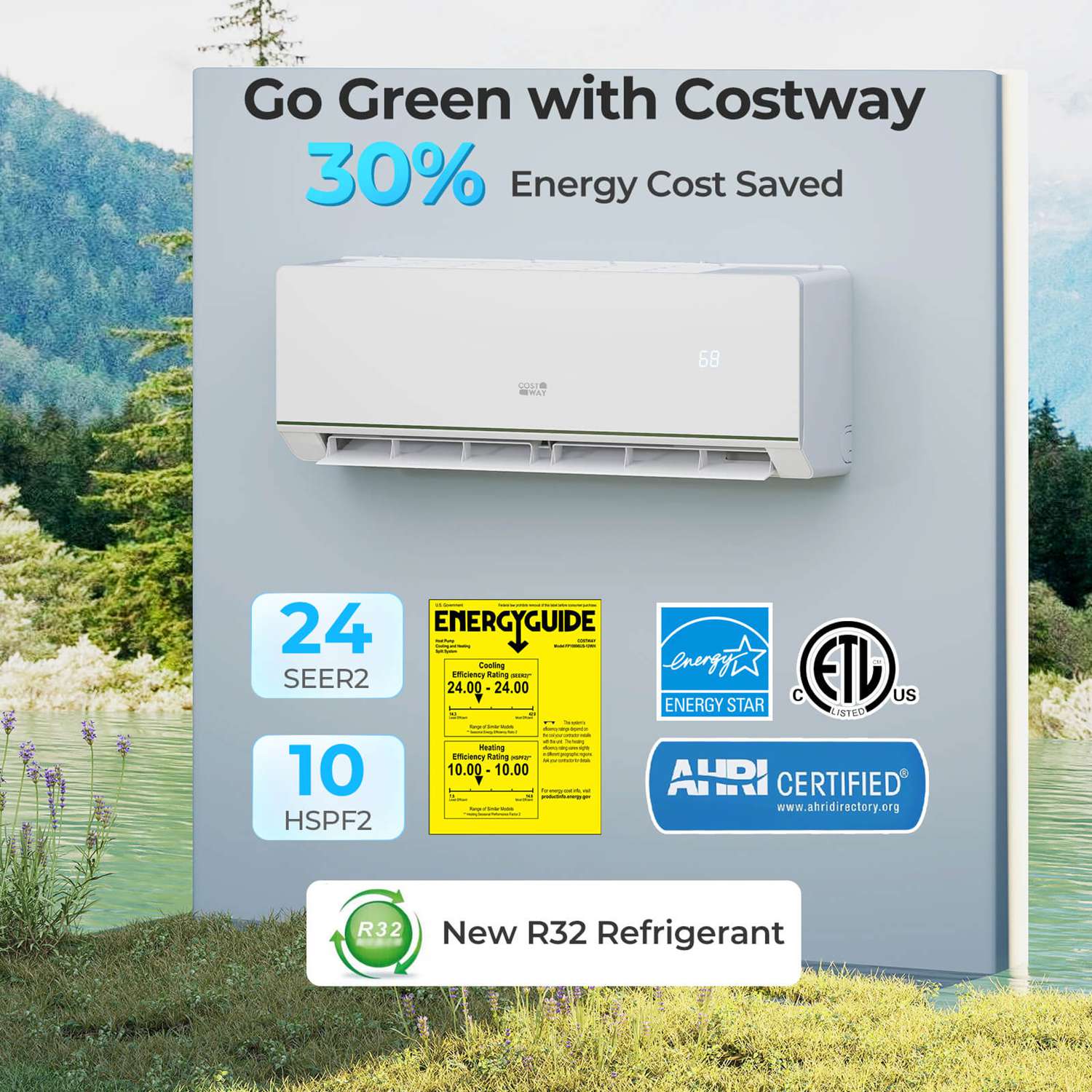 Costway HCST07182 Wall-Air-Conditioners - View #8
