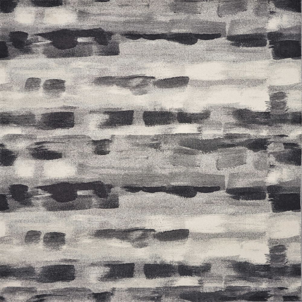 HomeRoots 353066 Bernadette 6 x 9 (ft) Polypropylene Gray Rectangular Indoor Distressed/Overdyed Area rug