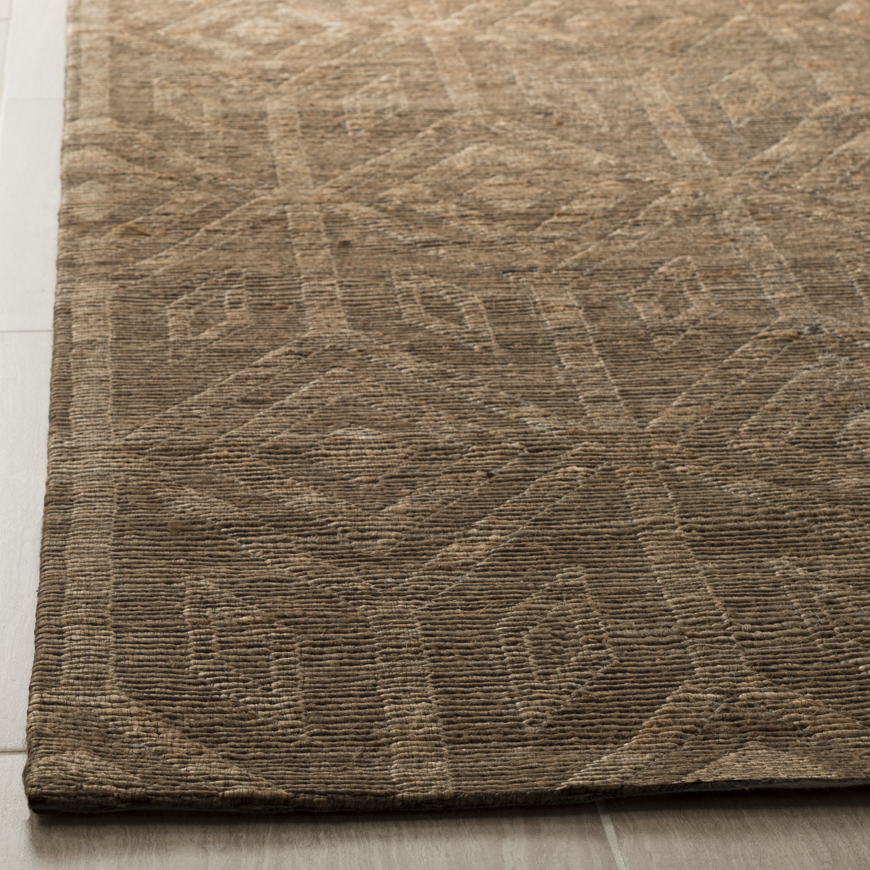 Cape Cod 4' x 6' Camel Geometric Handwoven Cotton Rug