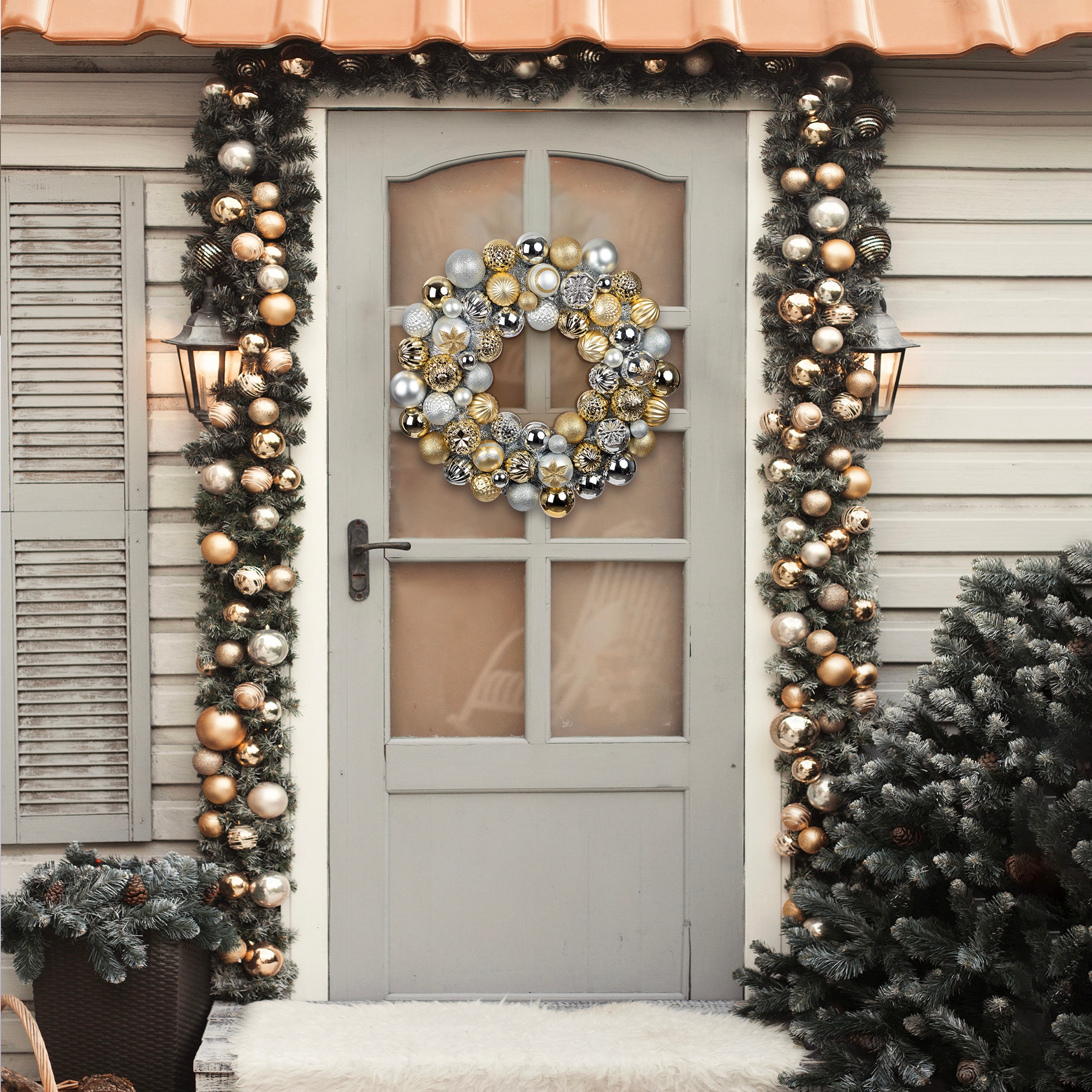 Holiday Living 88B7042A Artificial-Christmas-Wreaths - View #6