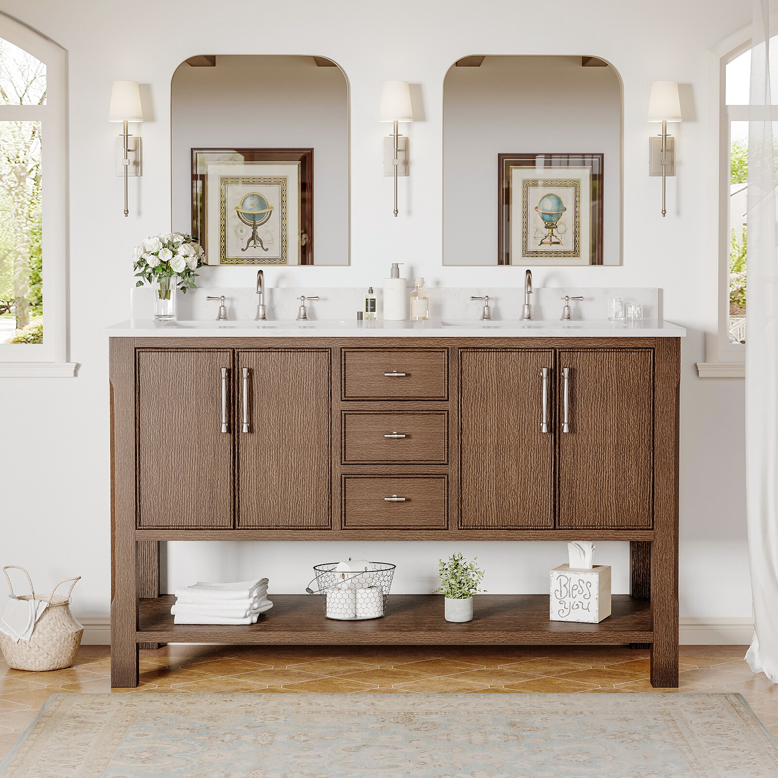 VOUA SAF-DXDRZJ4-BE Bath-Vanity-Combo - View #5