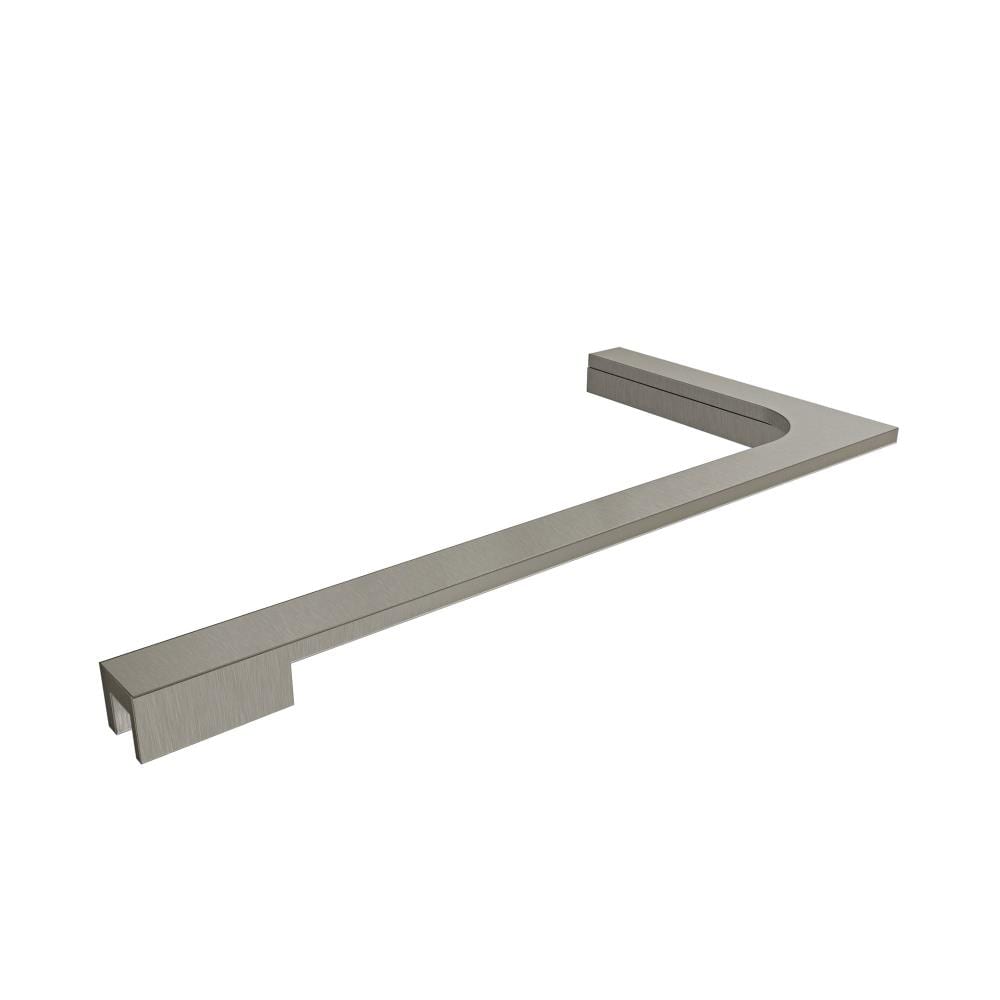 DreamLine SHDRAC20023R04 L-Bar Support Bracket 12-in (Right Wall Installation) for 10mm (3/8-in) Glass Brushed Nickel