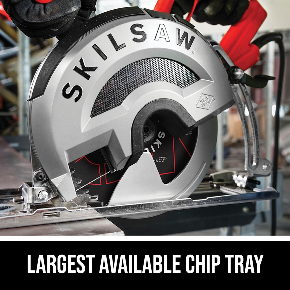 SKIL 15-Amp 8-in Worm Drive Corded Circular Saw in the Circular Saws  department at