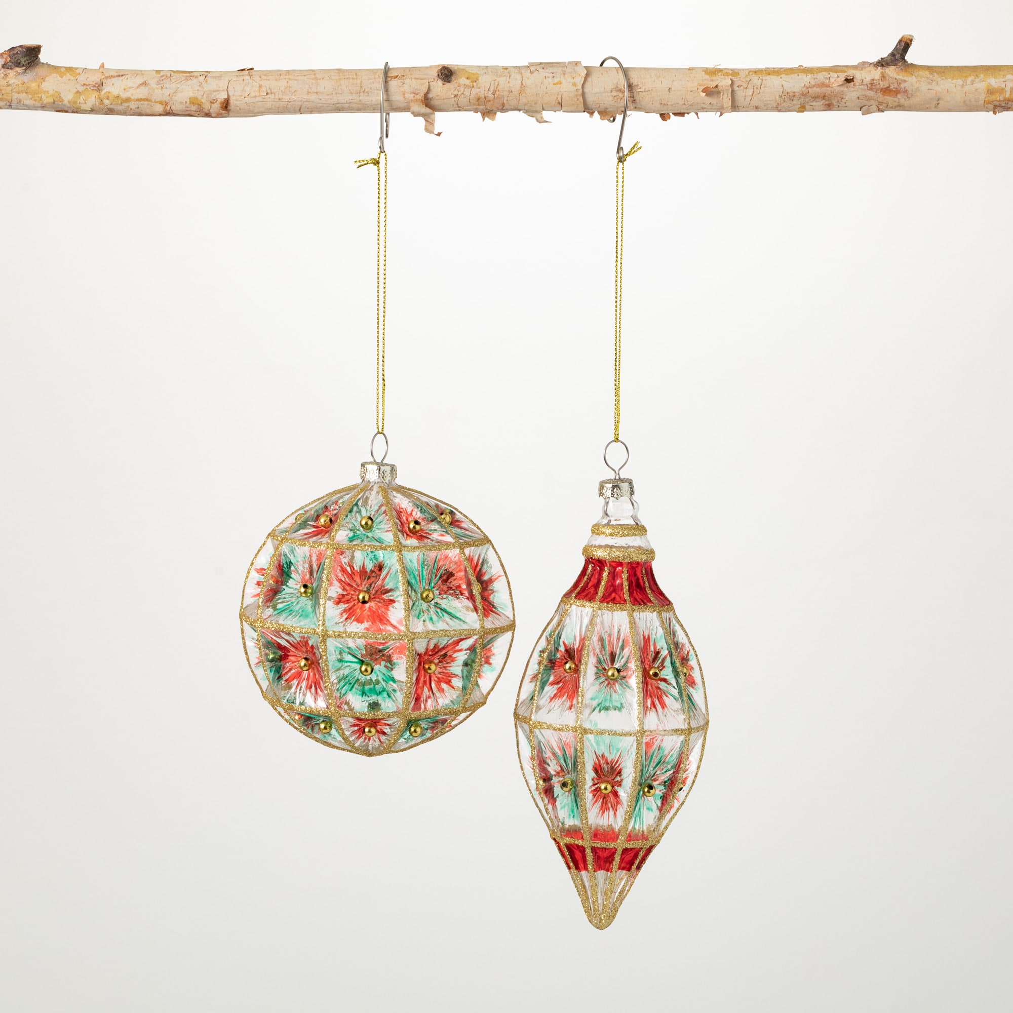 Sullivans OR10247 2 -Pack Multiple colors/finishes Finial Standard Indoor Ornament set