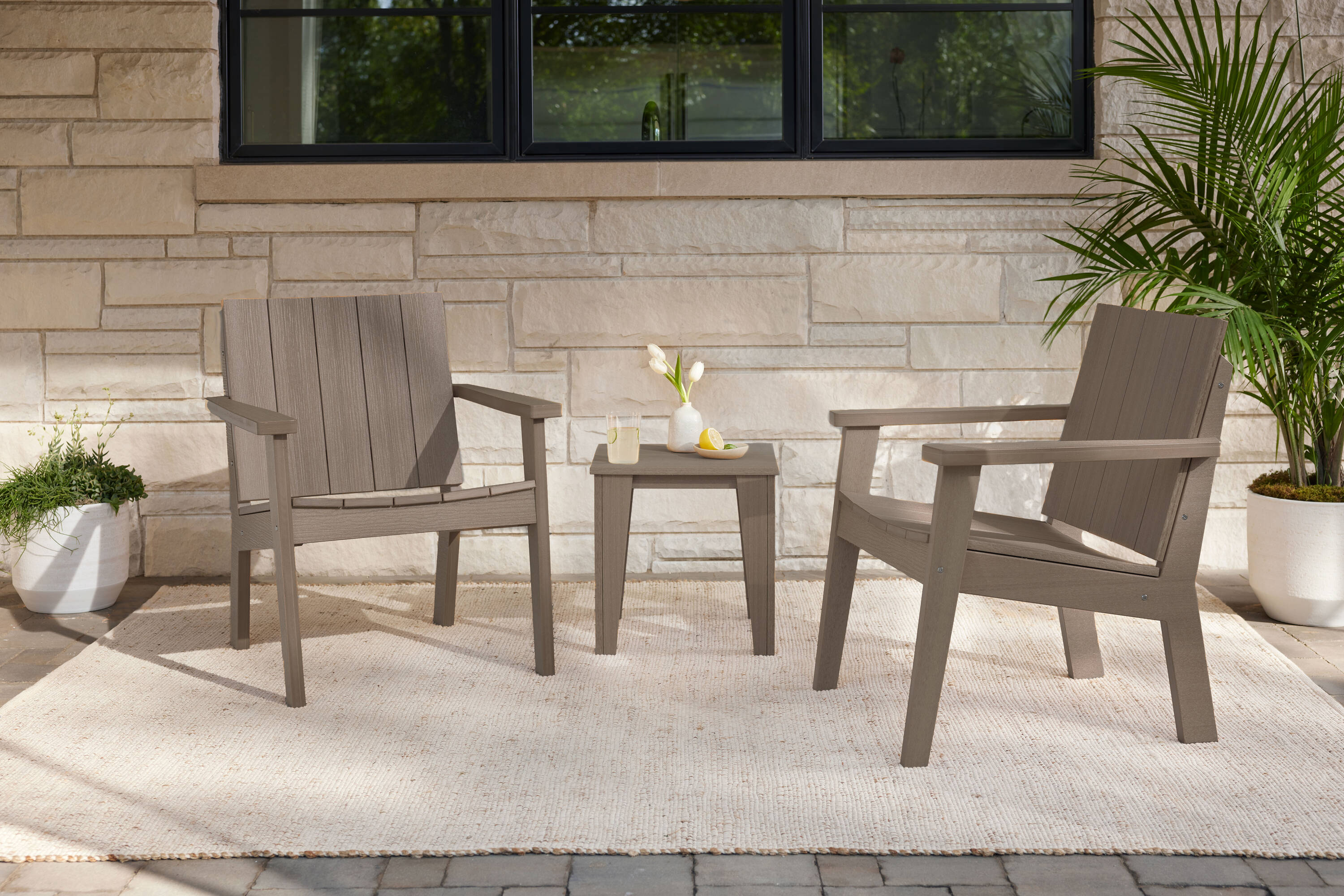 DuroGreen TW-CC-7022-SET-CG Patio-Conversation-Sets - View #3