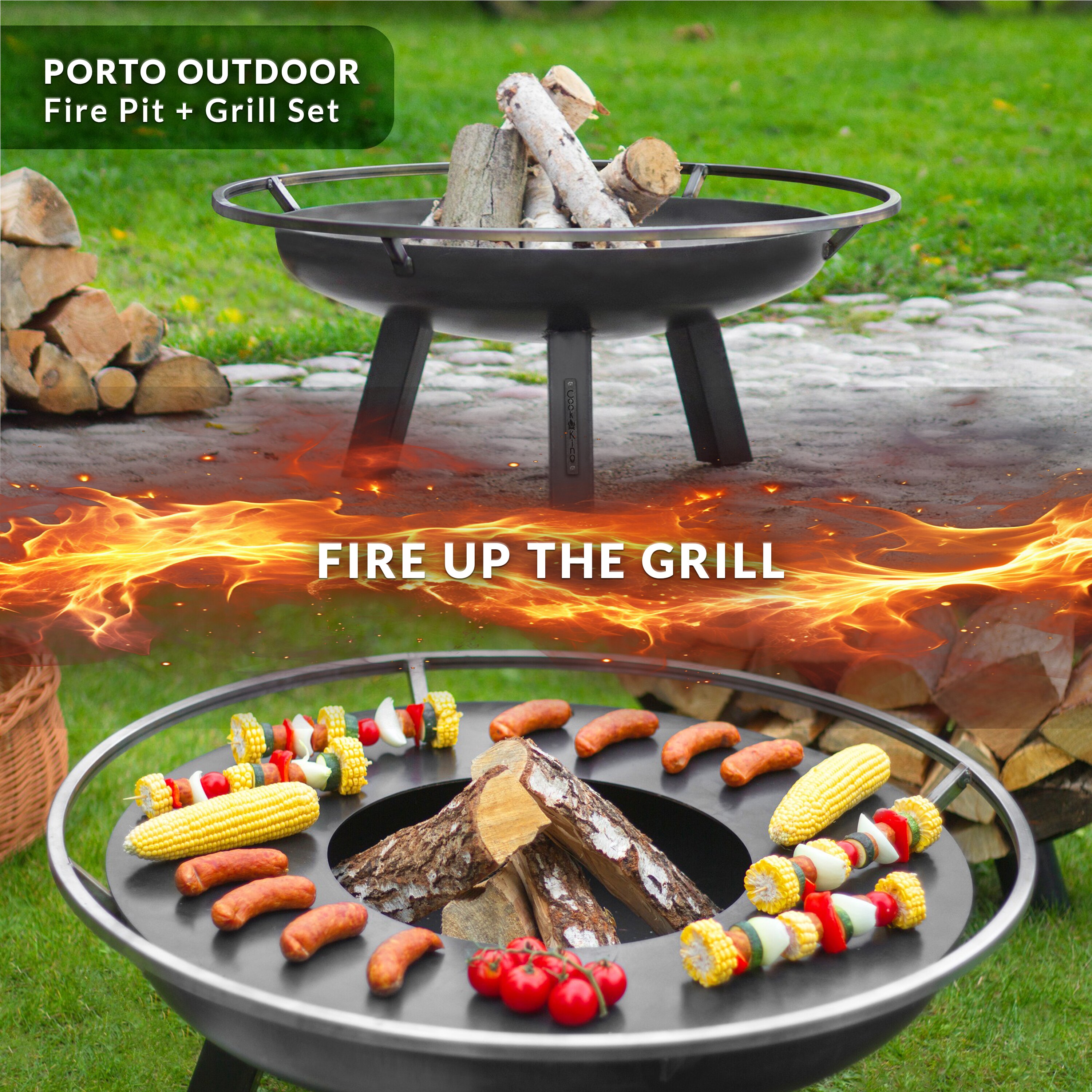 Lowes fire pit grill hotsell