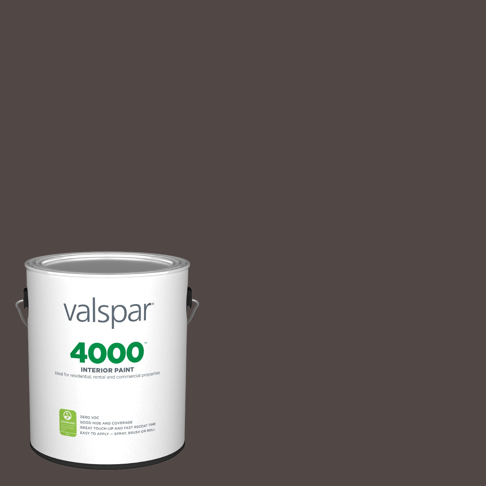 Valspar 1011-10-407290 4000 Semi-gloss Brown Velvet 1011-10 Latex Interior Paint ( 1-gallon )