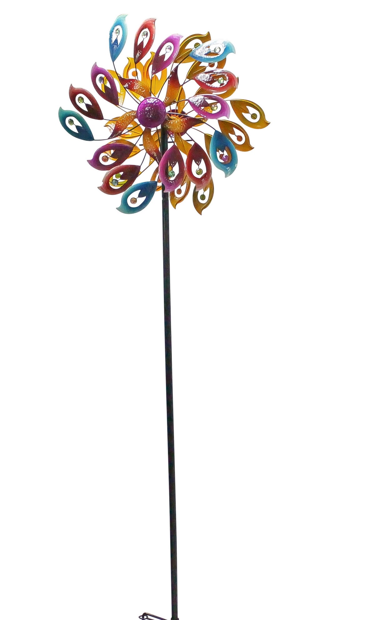 RCS Gifts Wind Spinners Powder Coated Steel Wind Spinner in the Wind ...