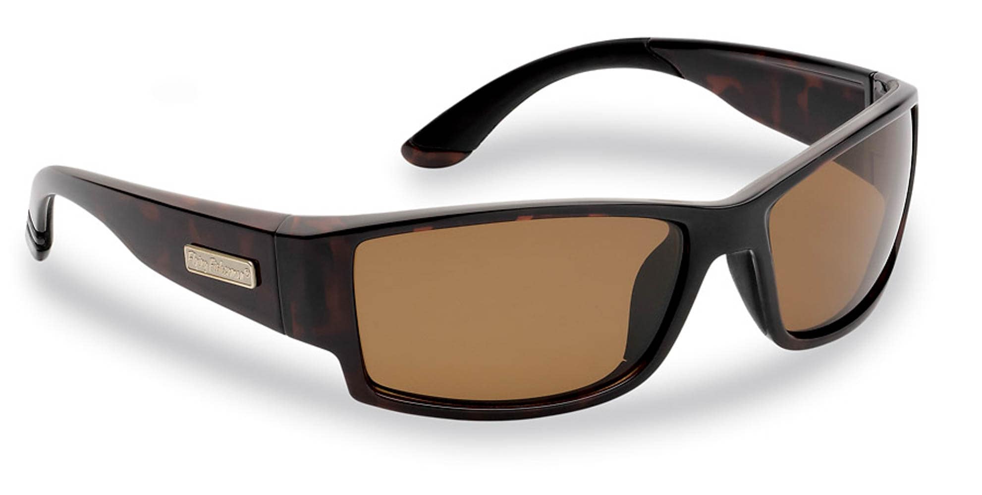 Flying Fisherman Adult Unisex Polarized Dark Tortoise Frame, Amber Lens  Plastic Sunglasses in the Sunglasses & Glasses department at