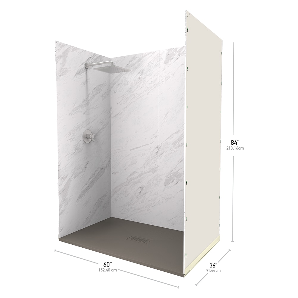 UpHome K1CP1S3660QGARAR Alcove-Shower-Kit - View #2