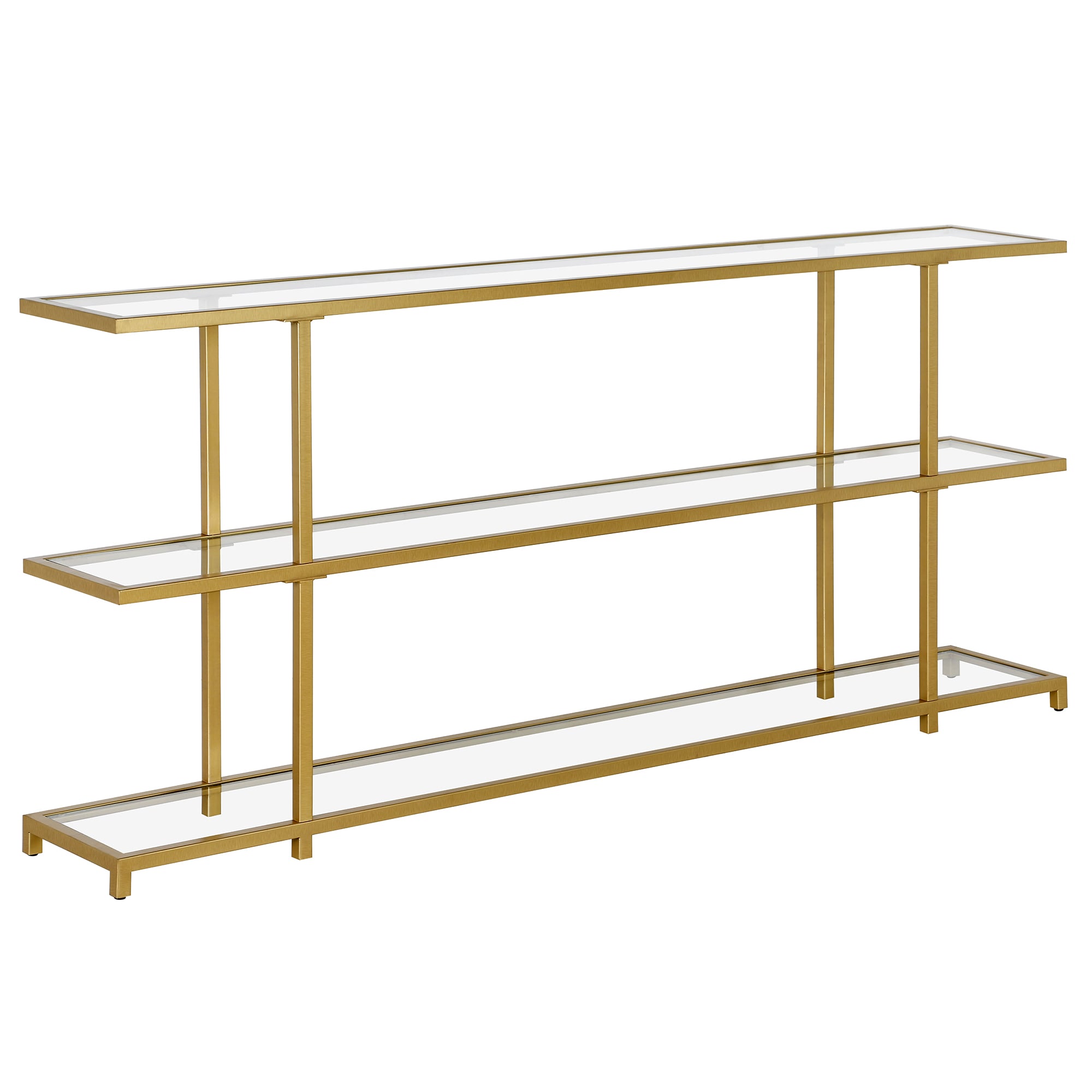 Hailey Home AT1287 Greenwich Modern Brass Console table