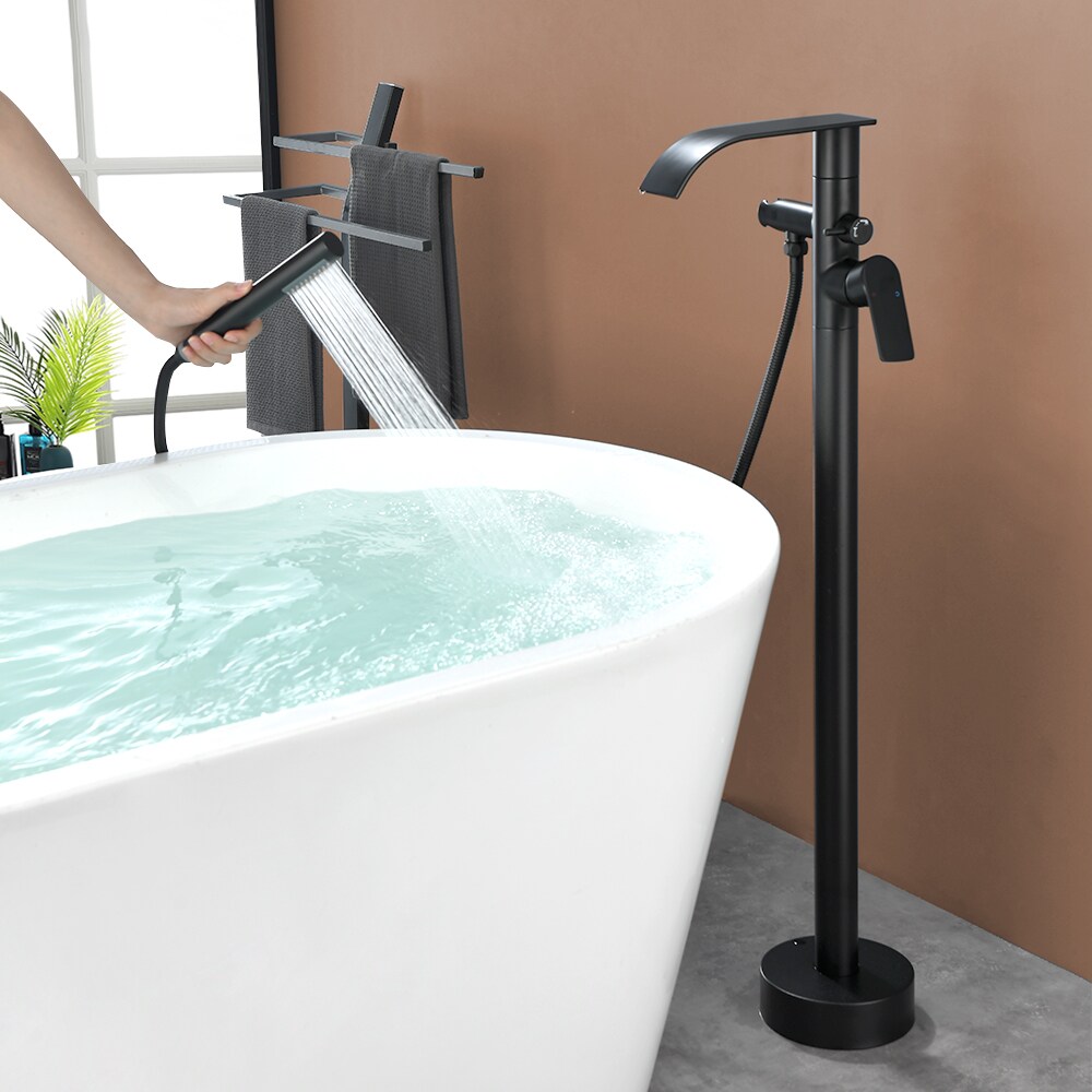 WELLFOR GSM-18009BK Roman-Tub-Faucets - View #4