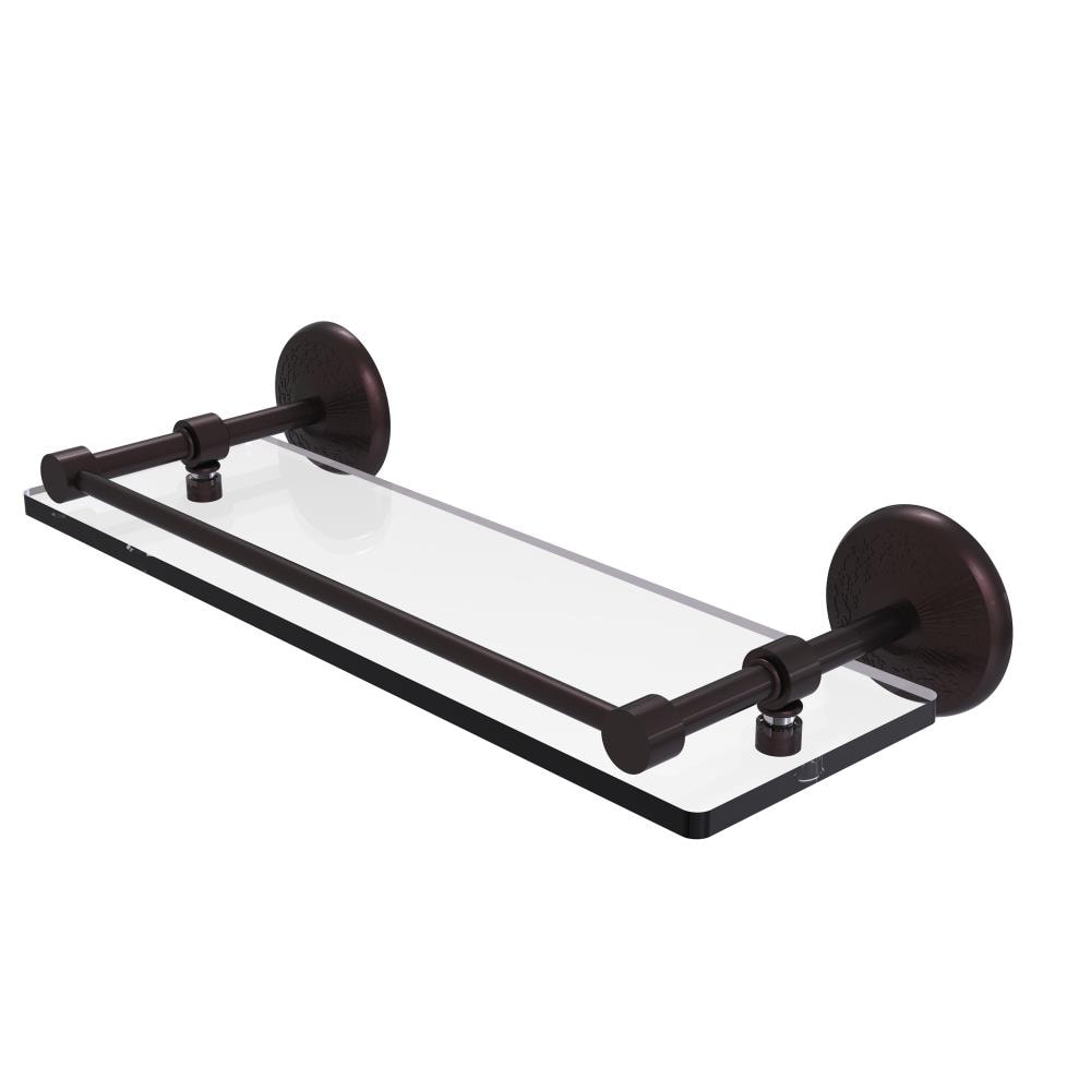 Allied Brass MC-1/16-GAL-ABZ Monte Carlo Antique Bronze Wall mount Bathroom Shelf ( 16-in x 3-in x 5-in )