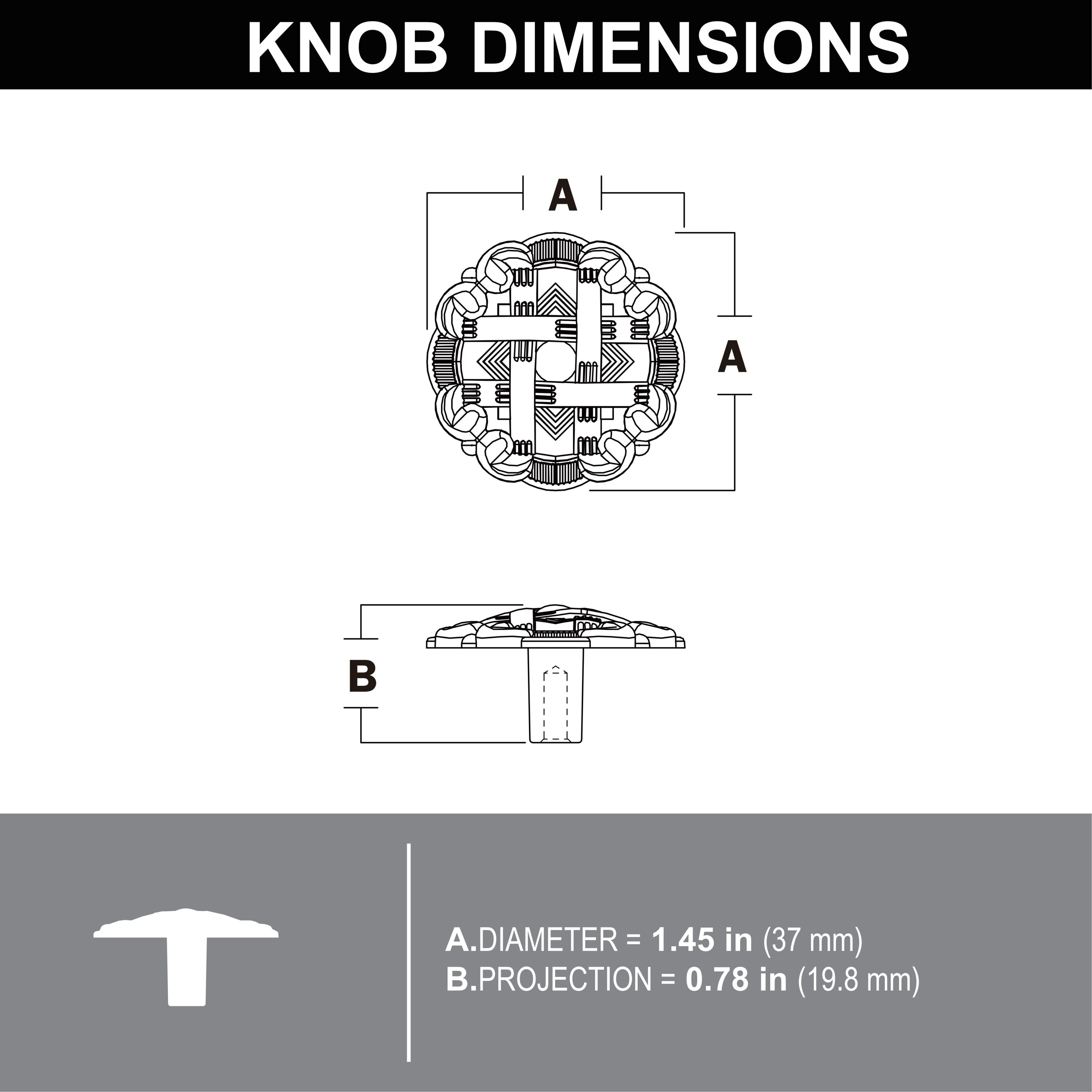 allen + roth DMZ-11306 Cabinet-Knobs - View #5