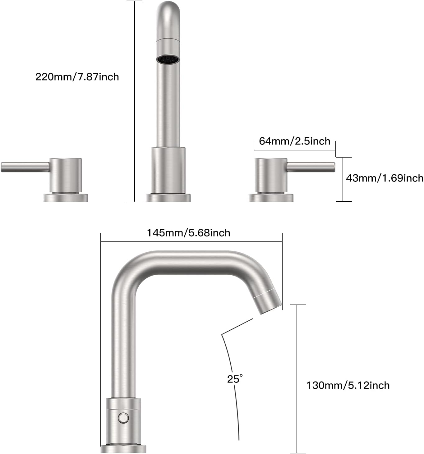 Qeetex DHZ-PHO-0UWB424D Lavatory-Faucets - View #5