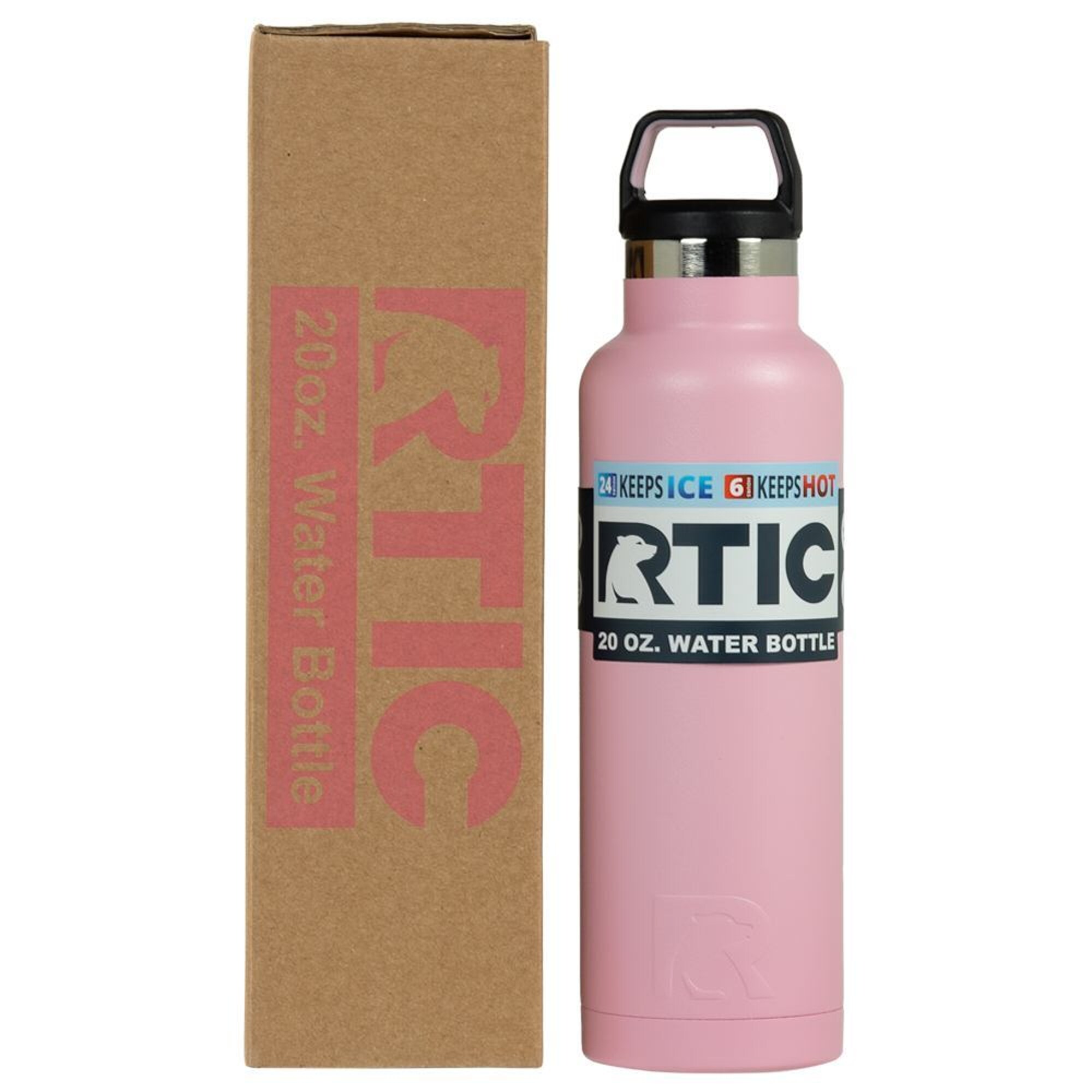 RTIC 20 oz Tumbler Hot Cold Double Wall Vacuum Insulated 20oz Matte Black  2022!