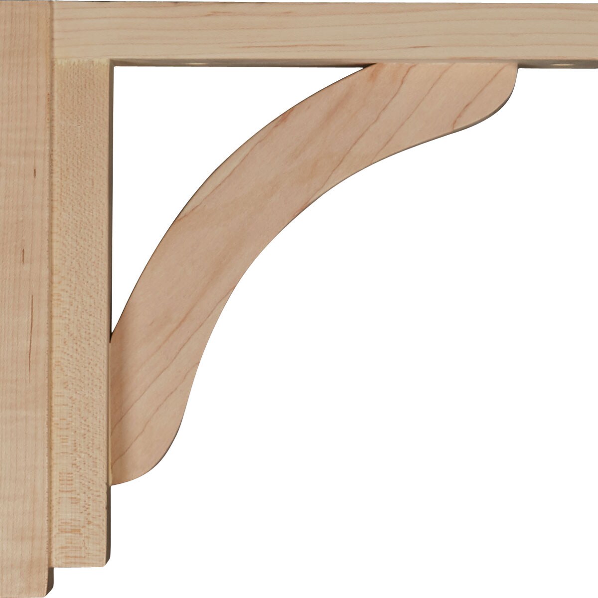 Reece Natural Rubberwood 8.75" Shelf Bracket
