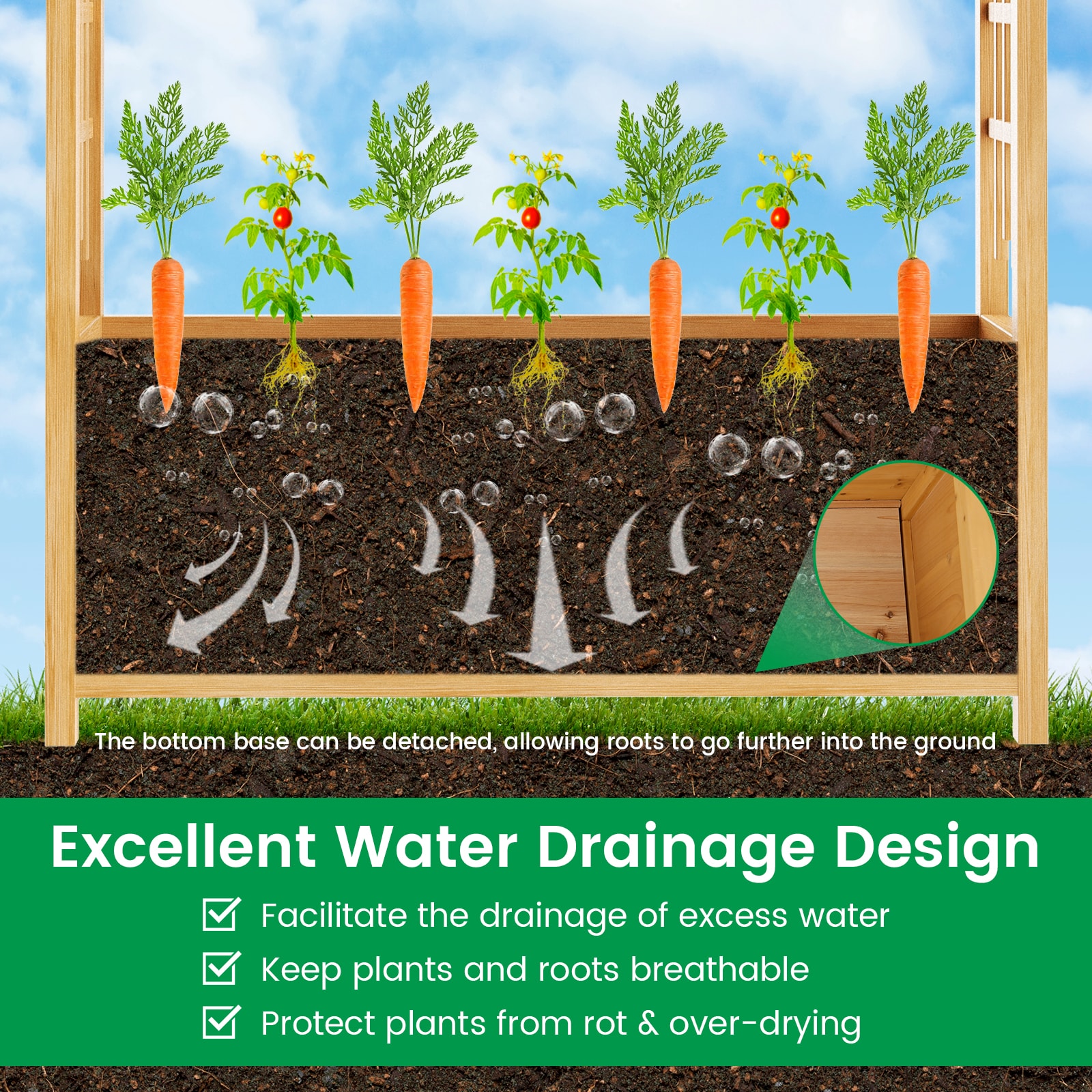 DOCRED PLG-HX-GX-LS02 Raised-Garden-Beds - View #7