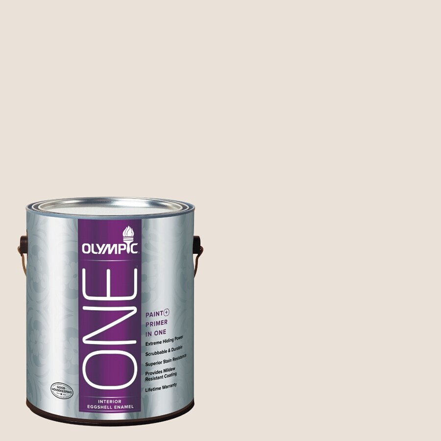 Olympic D22-1-STRINGOF356801 Eggshell ONE String Of Pearls Pre-tinted Latex Interior Paint + Primer (1-Gallon)