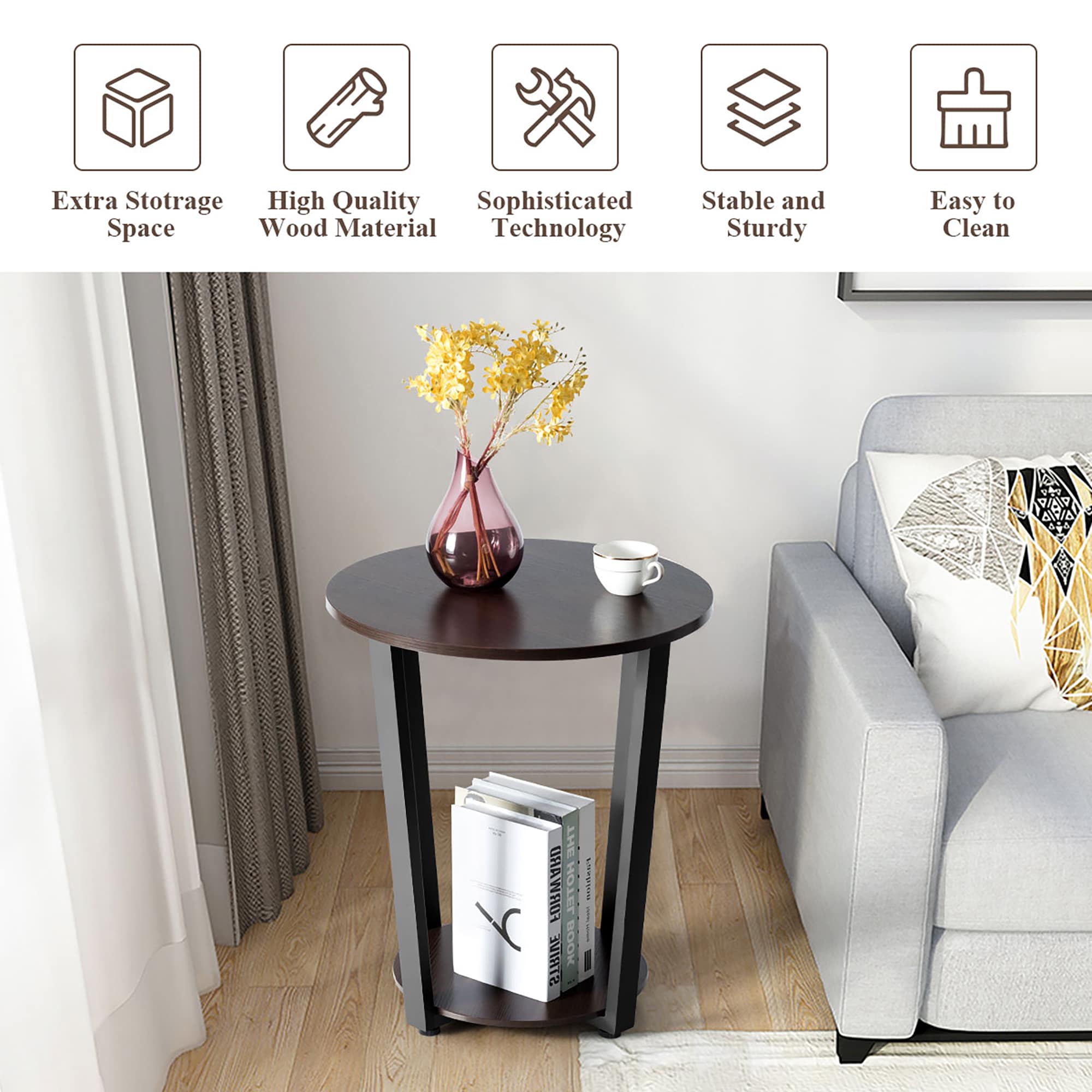 Costway SXL00080 End-Tables - View #5
