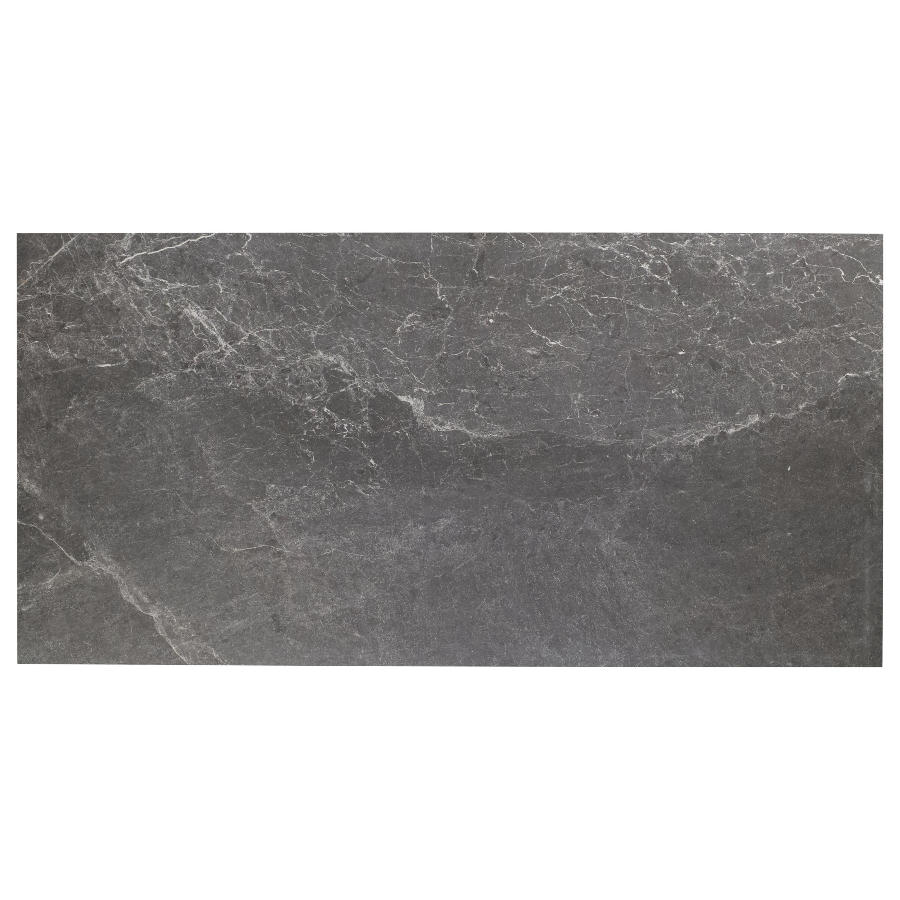Artmore Tile Sample - TerraTech Graphite Gray 6-in x 6-in Matte Porcelain Stone look Floor and Tile